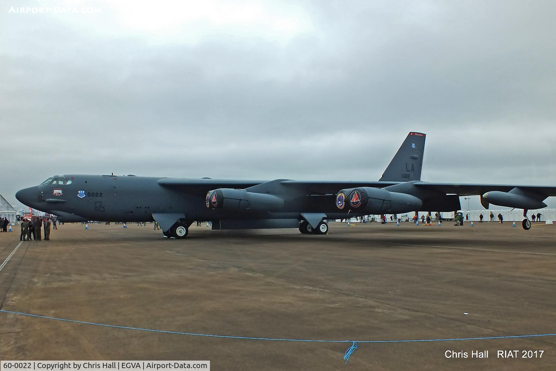 60-0022, 1960 Boeing B-52H Stratofortress C/N 464387, RIAT 2017