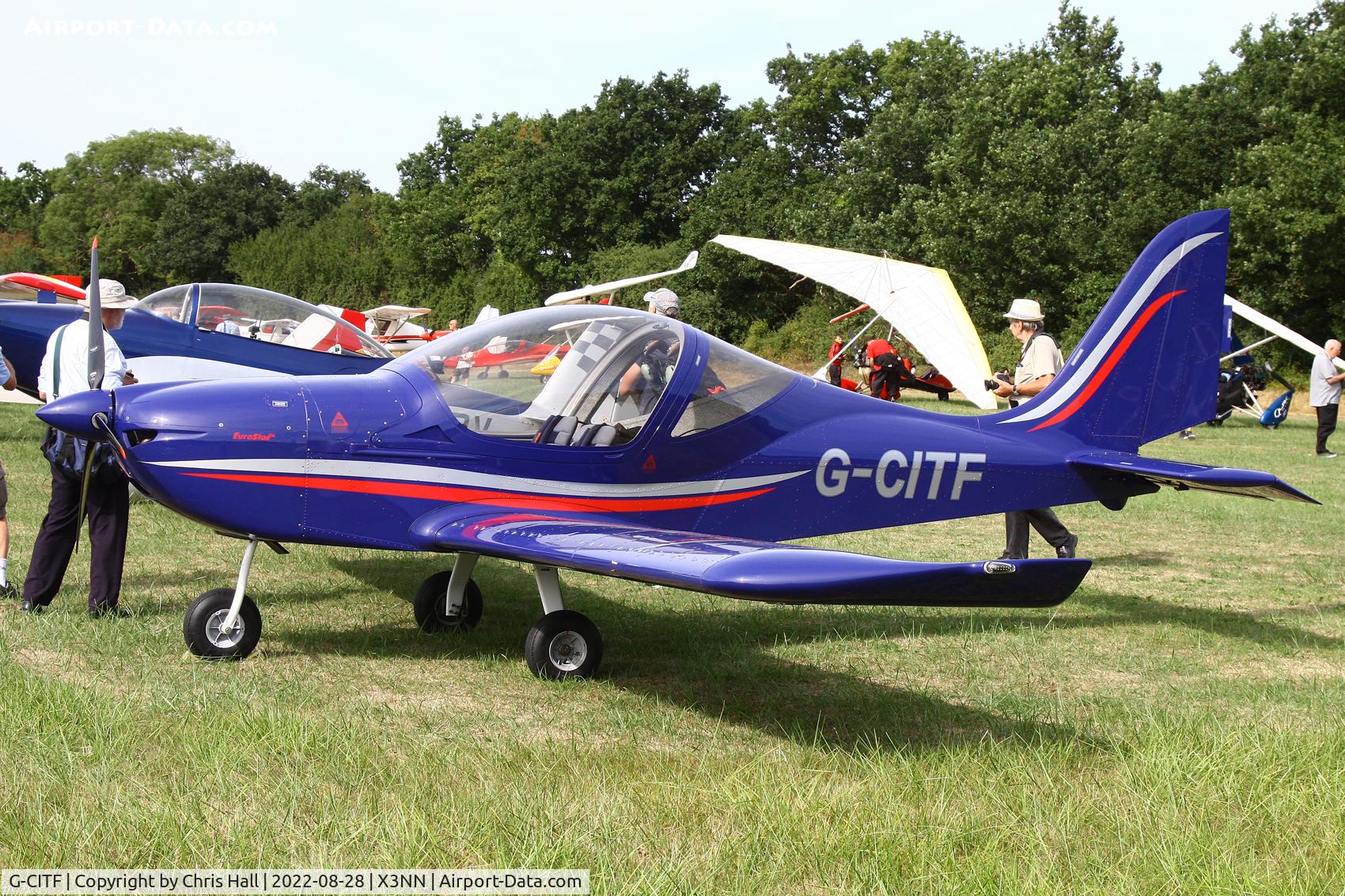 G-CITF, 2015 Evektor EV-97 Eurostar SL C/N 2015-4223, Stoke Golding Stakeout 2022