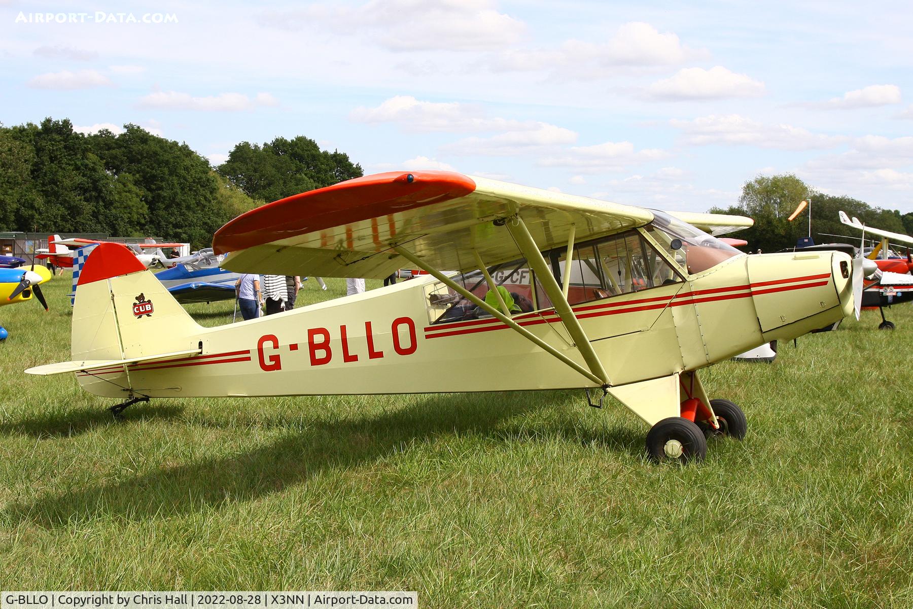 G-BLLO, 1953 Piper L-18C Super Cub (PA-18-95) C/N 18-3099, Stoke Golding Stakeout 2022