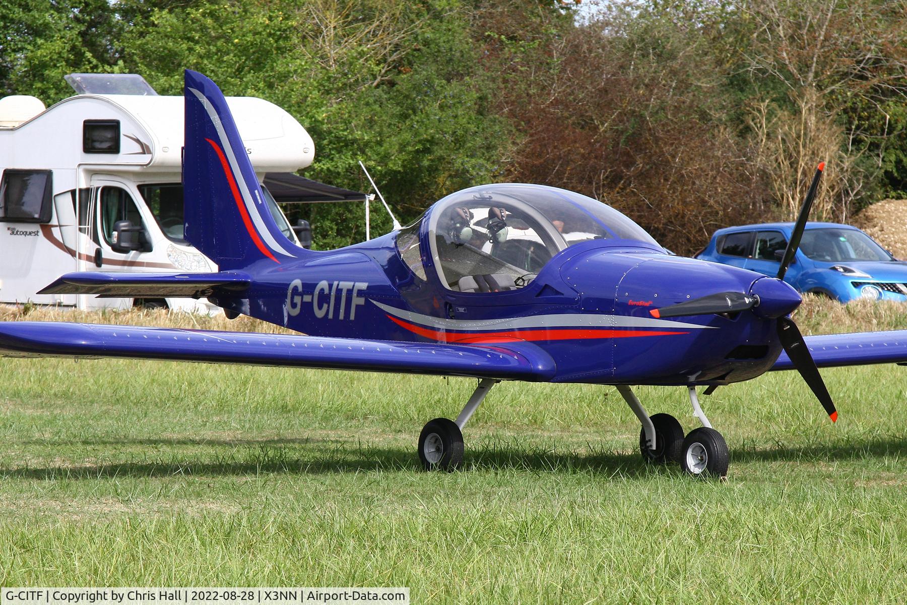 G-CITF, 2015 Evektor EV-97 Eurostar SL C/N 2015-4223, Stoke Golding Stakeout 2022