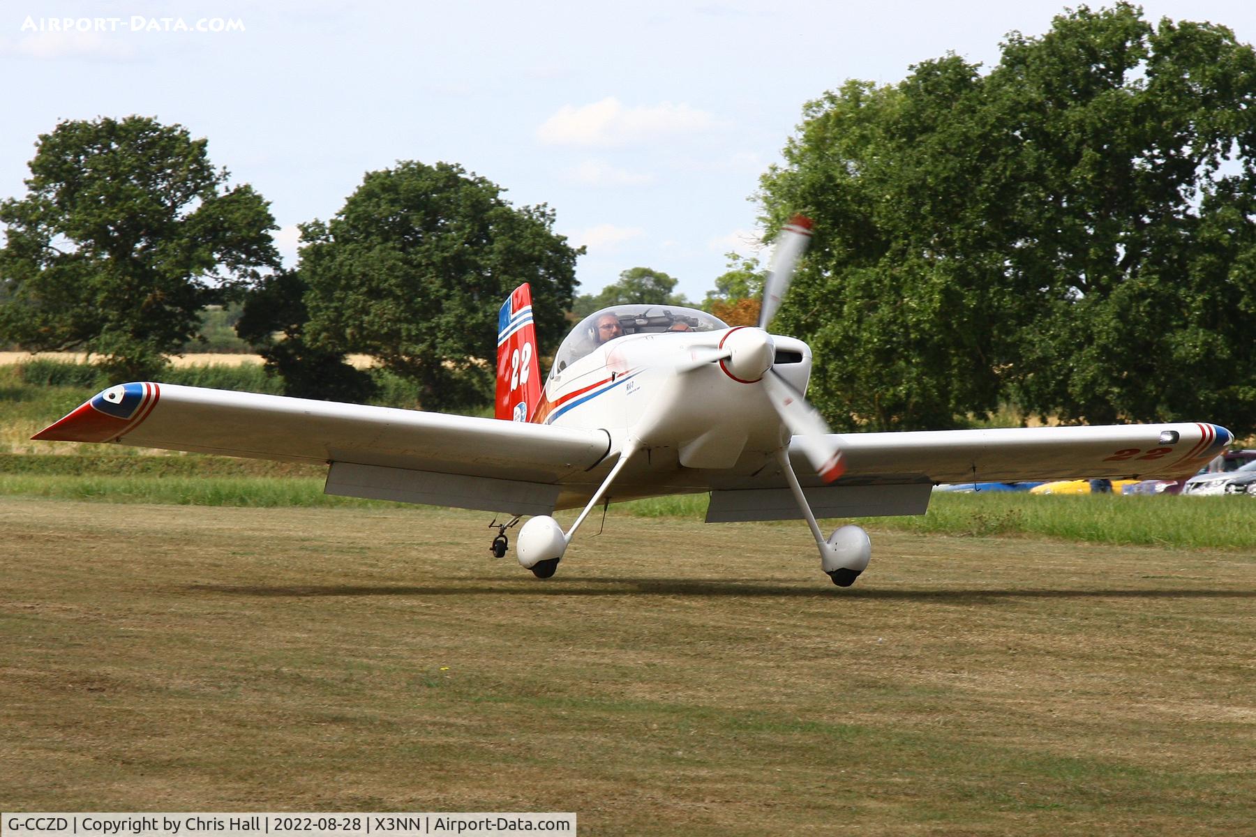 G-CCZD, 2004 Vans RV-7 C/N PFA 323-14087, Stoke Golding Stakeout 2022