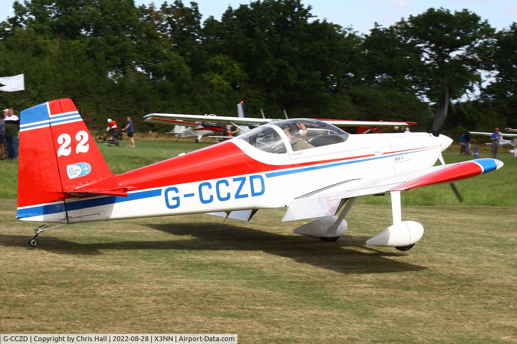 G-CCZD, 2004 Vans RV-7 C/N PFA 323-14087, Stoke Golding Stakeout 2022