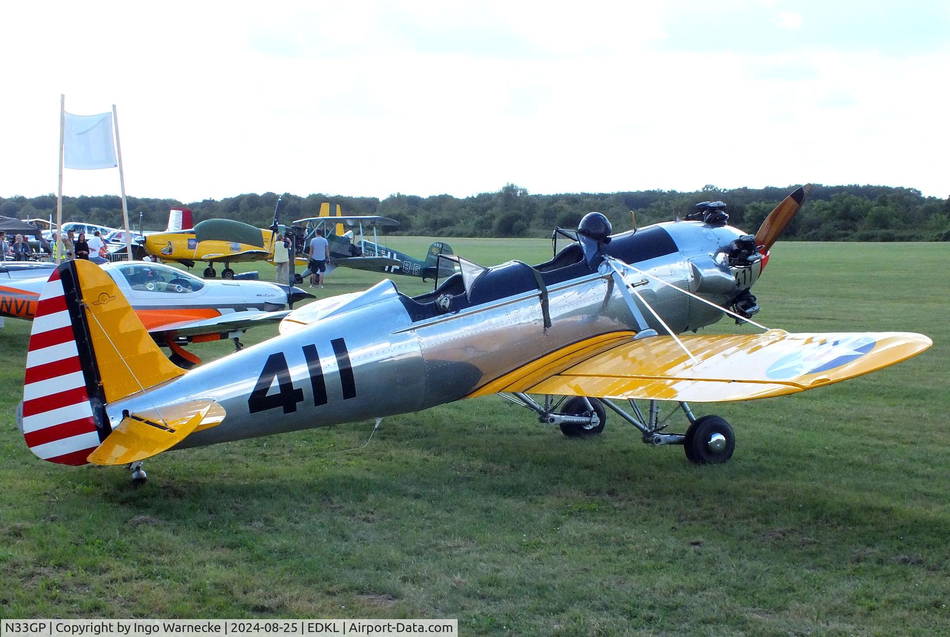 N33GP, 1942 Ryan PT-22 Recruit (ST3KR) C/N 2078, Ryan PT-22 Recruit (ST3KR) at the 2024 Flugplatzfest Leverkusen airfield display