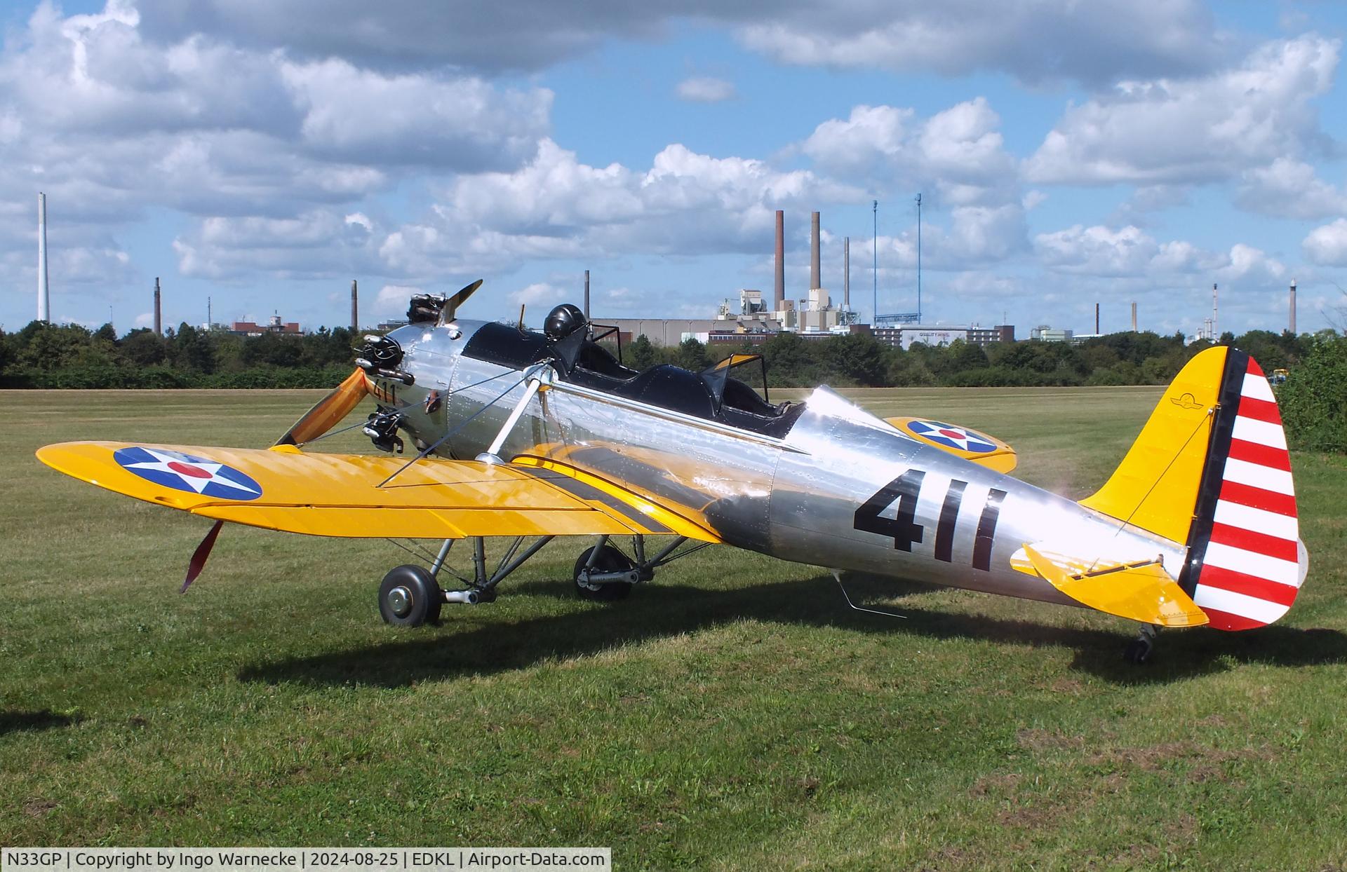 N33GP, 1942 Ryan PT-22 Recruit (ST3KR) C/N 2078, Ryan PT-22 Recruit (ST3KR) at the 2024 Flugplatzfest Leverkusen airfield display
