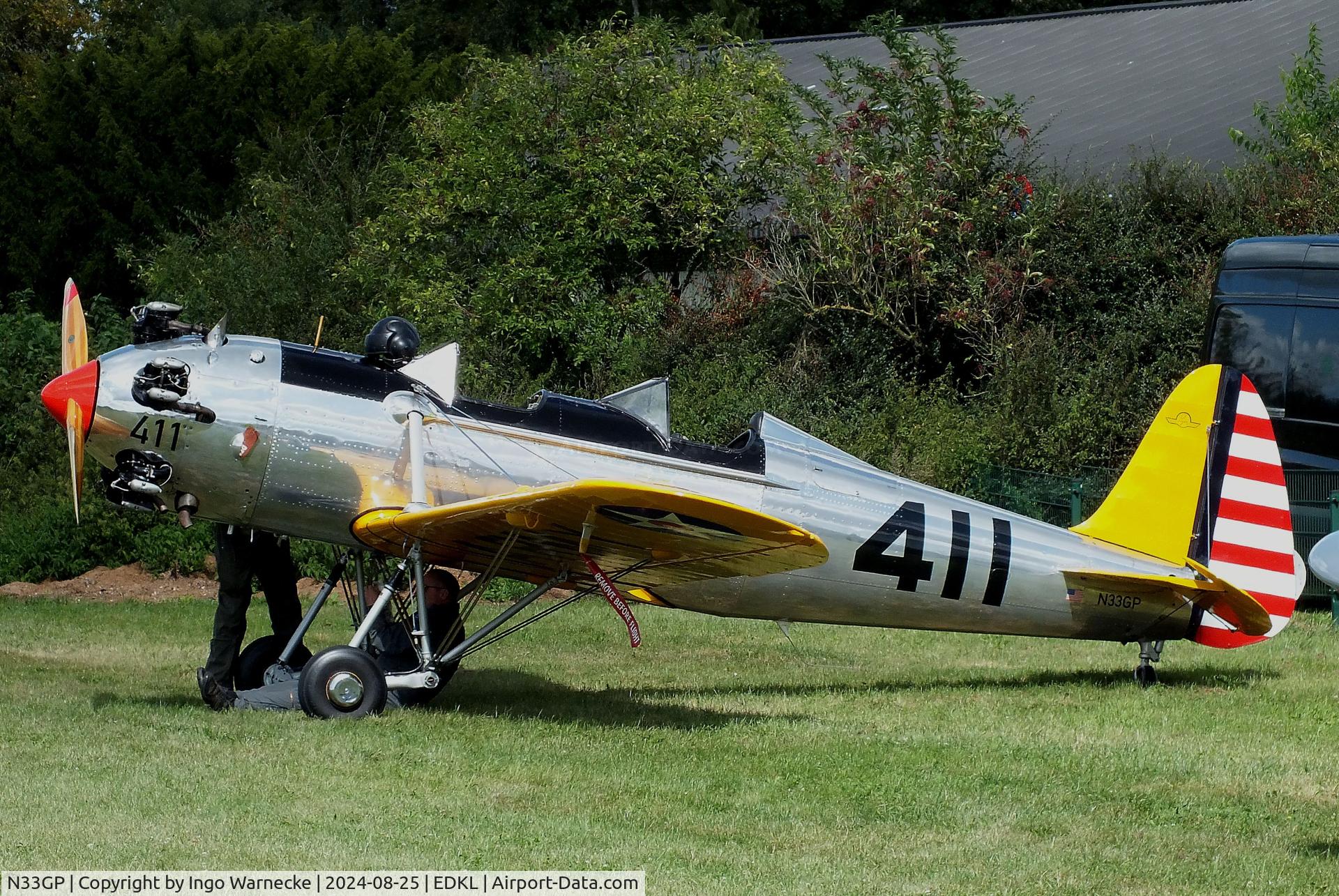 N33GP, 1942 Ryan PT-22 Recruit (ST3KR) C/N 2078, Ryan PT-22 Recruit (ST3KR) at the 2024 Flugplatzfest Leverkusen airfield display