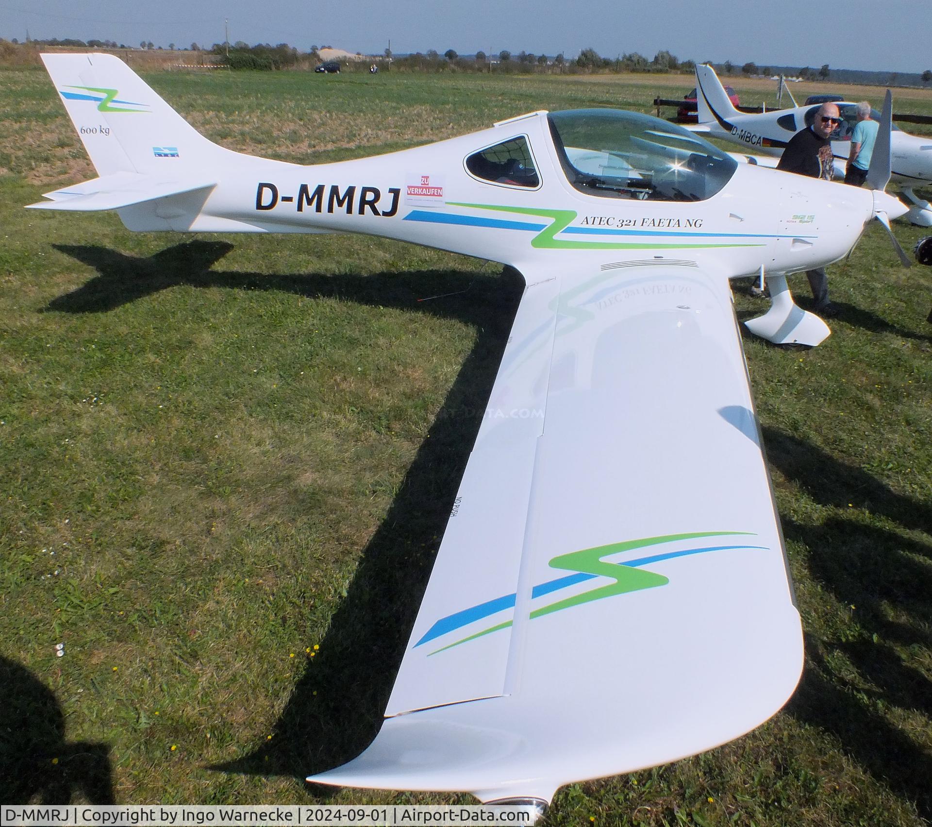 D-MMRJ, ATEC 321 Faeta NG C/N FNG340123A, ATEC 321 Faeta NG at the 2024 Flugplatz-Wiesenfest airfield display at Weilerswist-Müggenhausen ultralight airfield