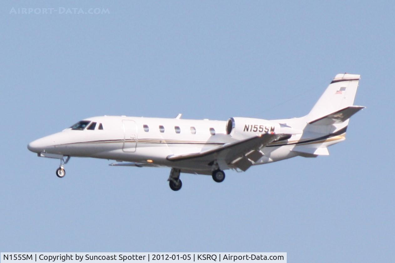 N155SM, Cessna 560 Citation XLS+ C/N 560-6058, N155SM on approach to Runway 32 at Sarasota-Bradenton International Airport