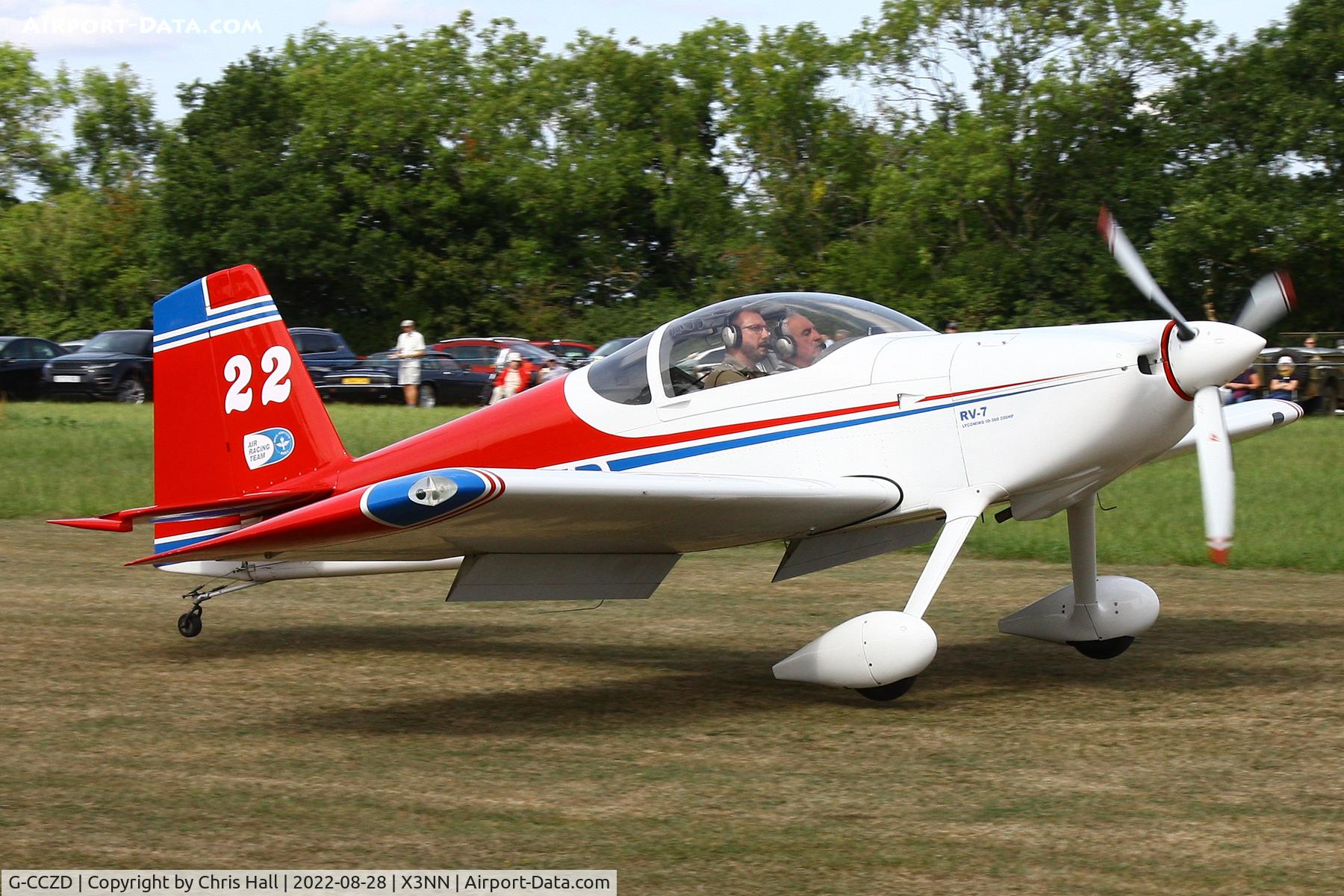 G-CCZD, 2004 Vans RV-7 C/N PFA 323-14087, Stoke Golding Stakeout 2022