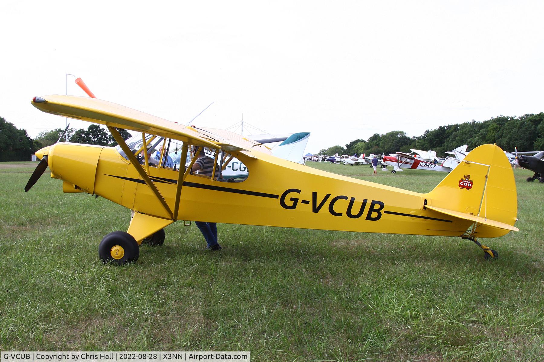 G-VCUB, 1976 Piper PA-18-150 Super Cub Super Cub C/N 18-7609021, Stoke Golding Stakeout 2022