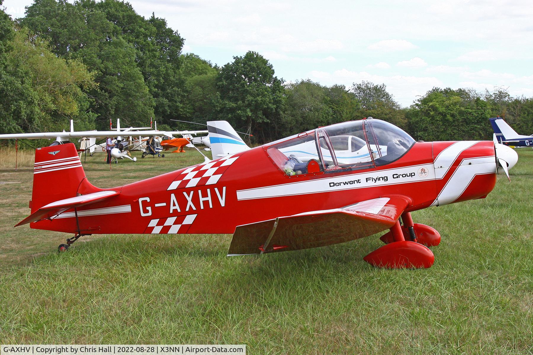 G-AXHV, 1958 Jodel D-117A C/N 695, Stoke Golding Stakeout 2022