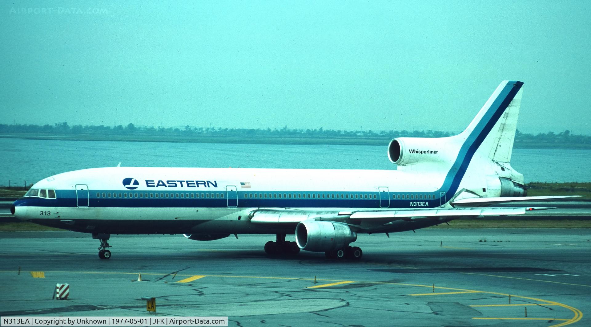 N313EA, Lockheed L-1011-385-1 TriStar 1 C/N 193A-1020, JFK 5.1977