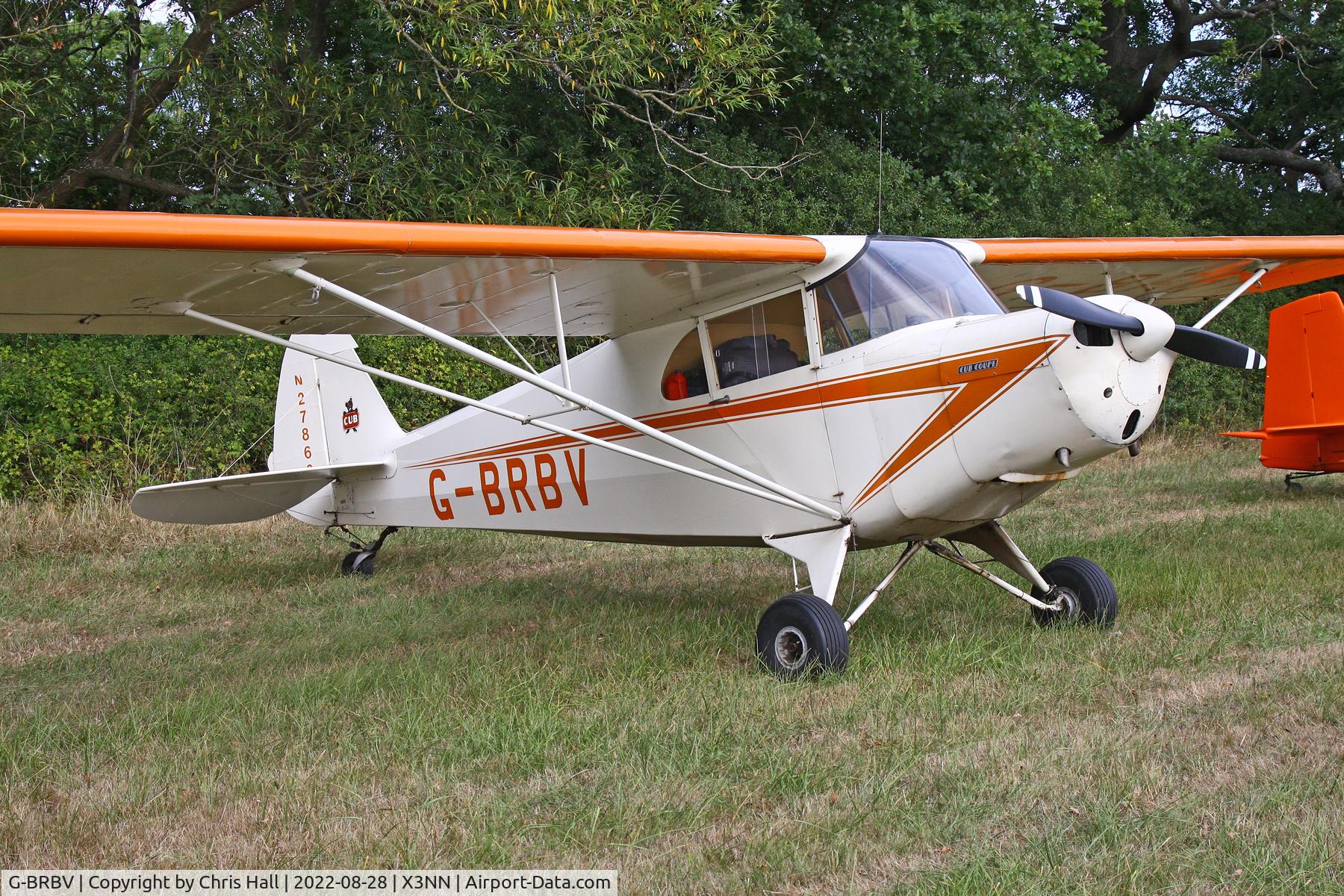 G-BRBV, 1941 Piper J-4A Cub Coupe C/N 4-1080, Stoke Golding Stakeout 2022