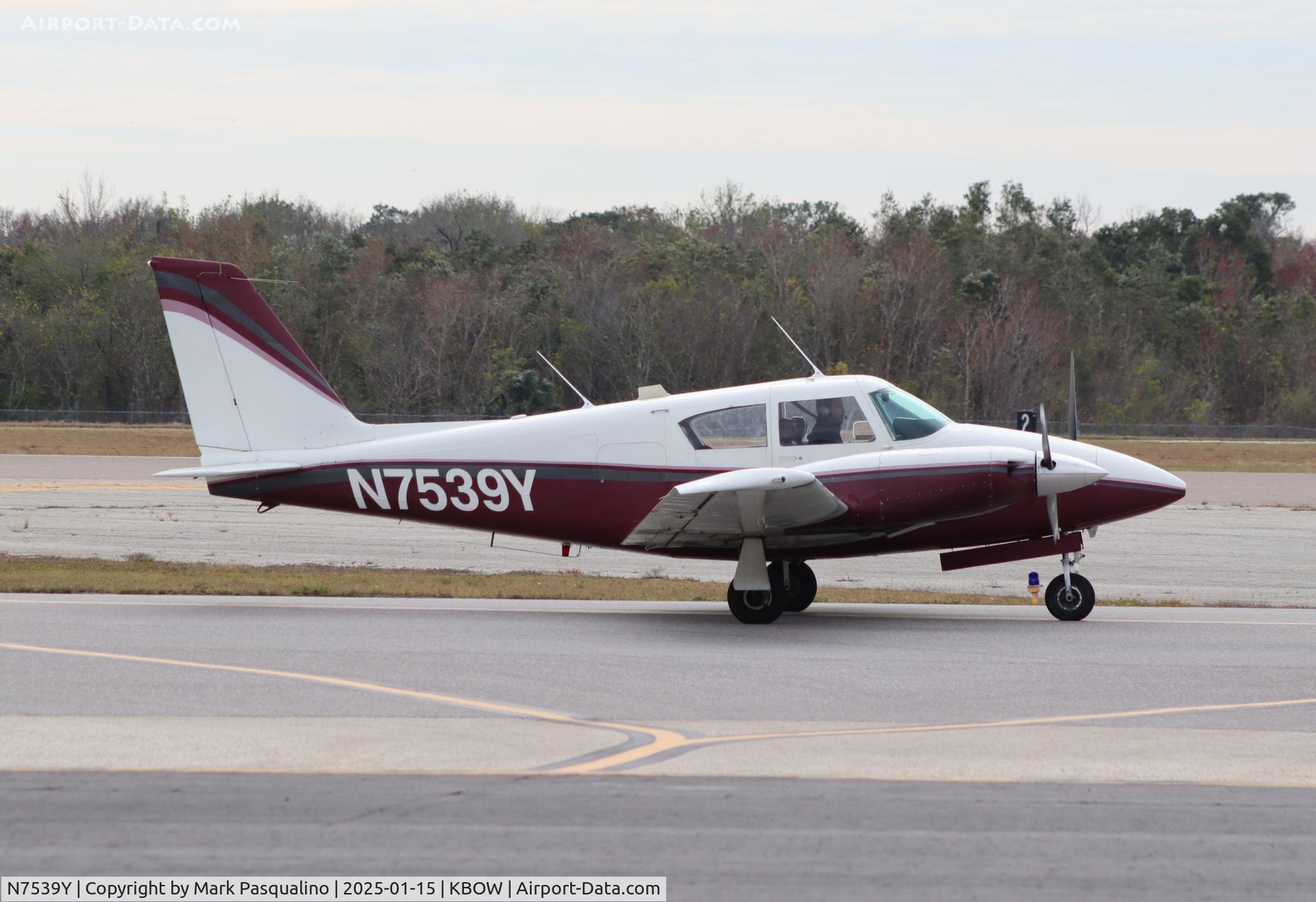 N7539Y, 1964 Piper PA-30 Twin Comanche Twin Comanche C/N 30-603, Piper PA-30