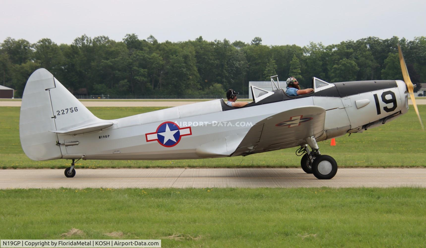 N19GP, 1942 Fairchild PT-19A C/N T42-1844, PT-19 zx 