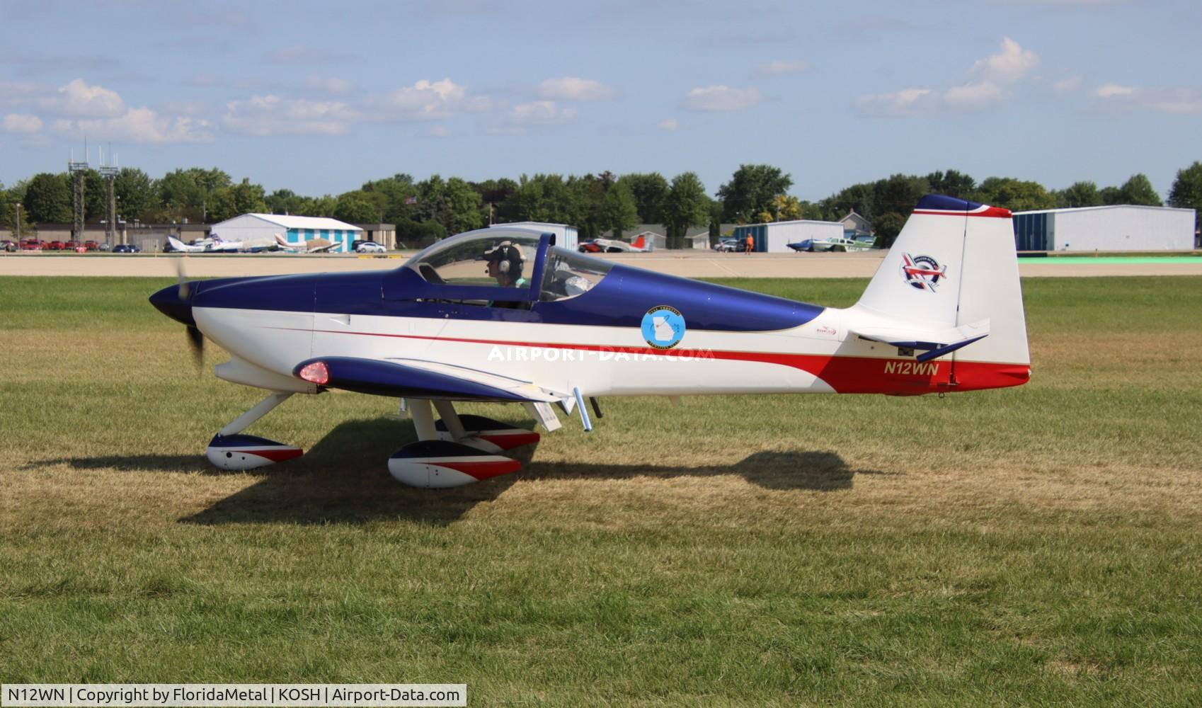 N12WN, 2008 Vans RV-6A C/N 60311, RV-6A zx 