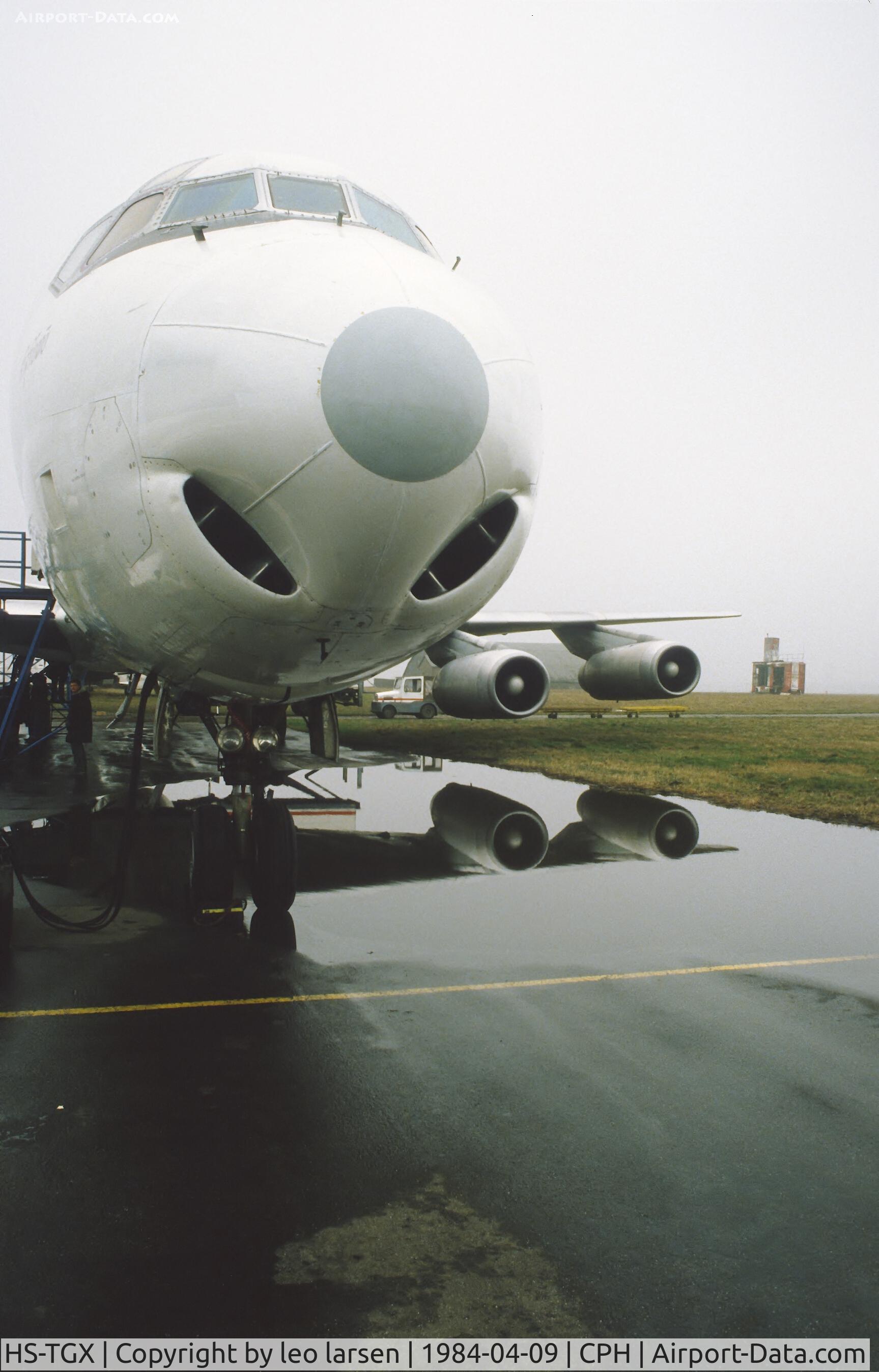 HS-TGX, 1968 Douglas DC-8-63 C/N 45923, Copenhagen 9.4.1984