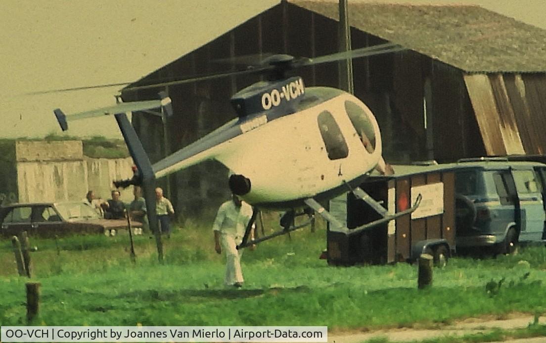 OO-VCH, Hughes 369D C/N 77-0166D, ex-slide