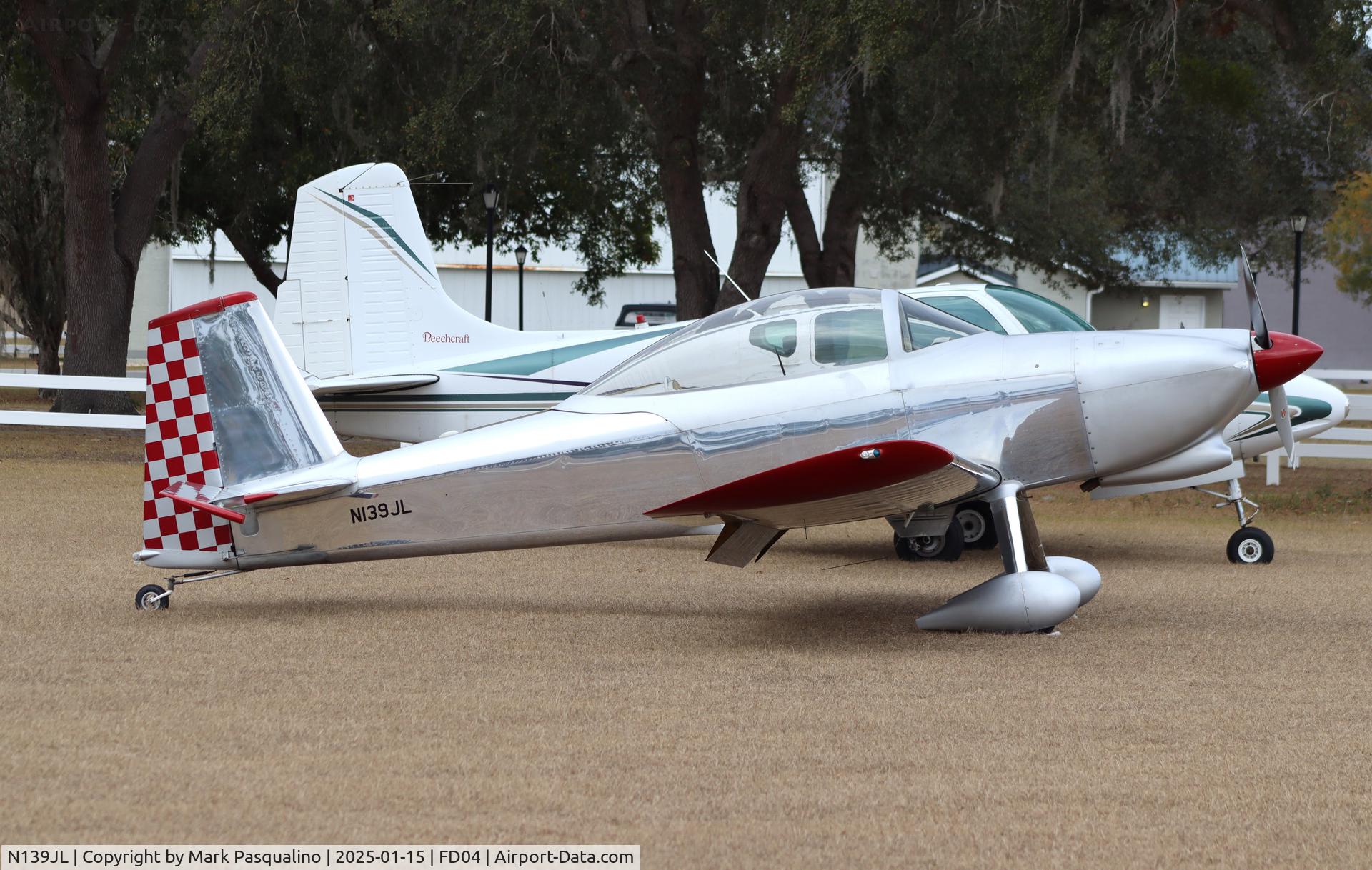 N139JL, 2007 Vans RV-8 C/N 81378, Vans RV-8