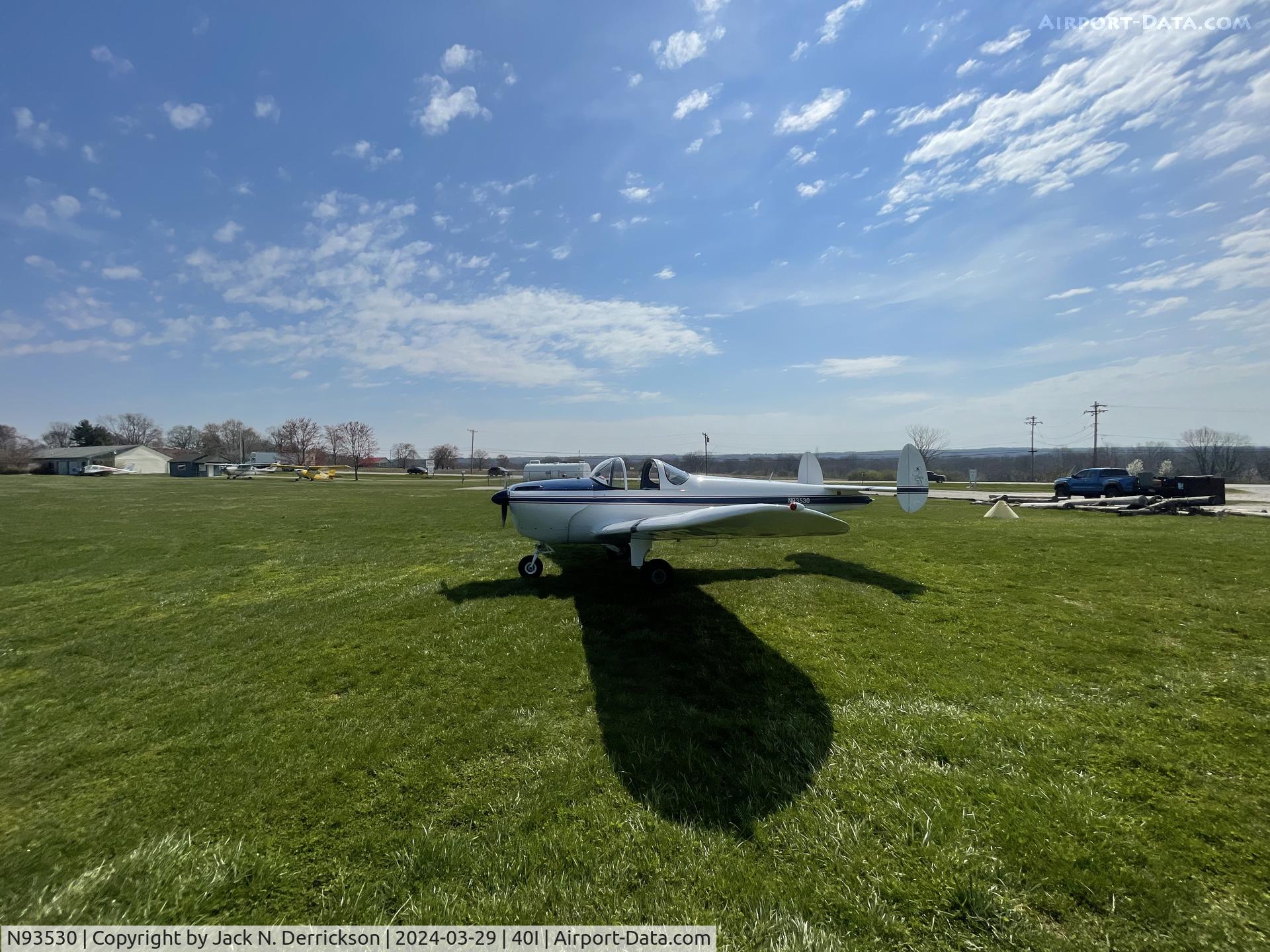 N93530, 1946 Erco 415C Ercoupe C/N 853, Ercoupe at 40I