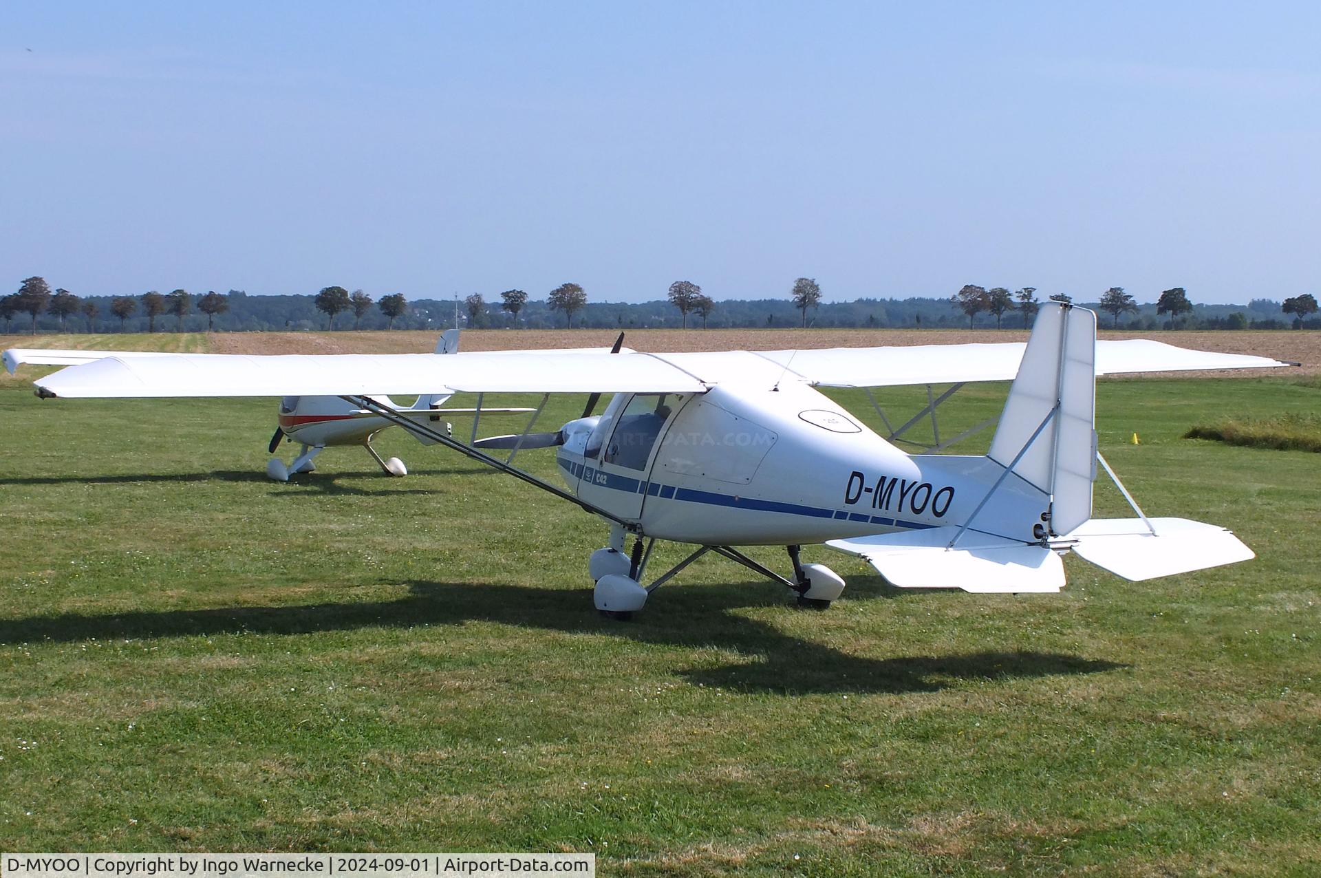 D-MYOO, Comco Ikarus C42 C/N not found_D-MYOO, Comco Ikarus C42 at the 2024 Flugplatz-Wiesenfest airfield display at Weilerswist-Müggenhausen ultralight airfield