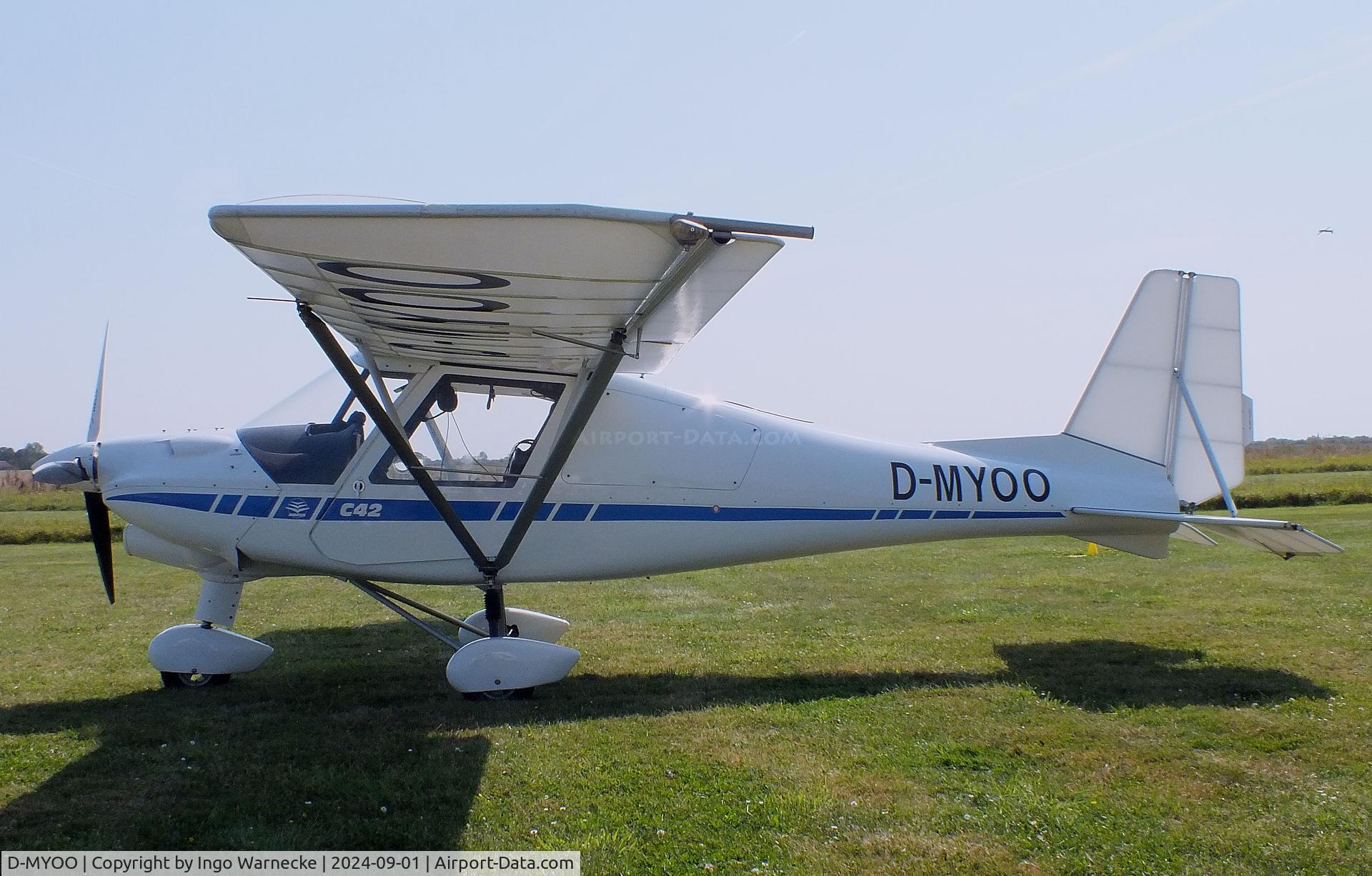 D-MYOO, Comco Ikarus C42 C/N not found_D-MYOO, Comco Ikarus C42 at the 2024 Flugplatz-Wiesenfest airfield display at Weilerswist-Müggenhausen ultralight airfield