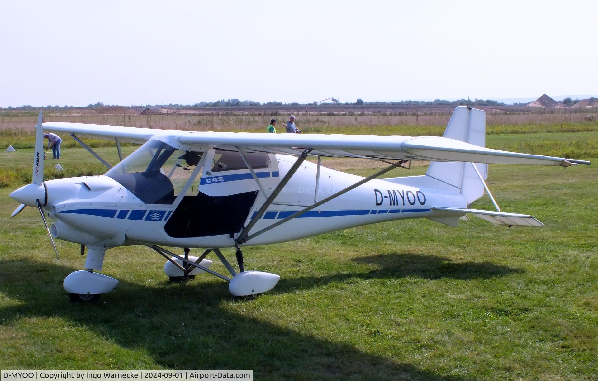 D-MYOO, Comco Ikarus C42 C/N not found_D-MYOO, Comco Ikarus C42 at the 2024 Flugplatz-Wiesenfest airfield display at Weilerswist-Müggenhausen ultralight airfield