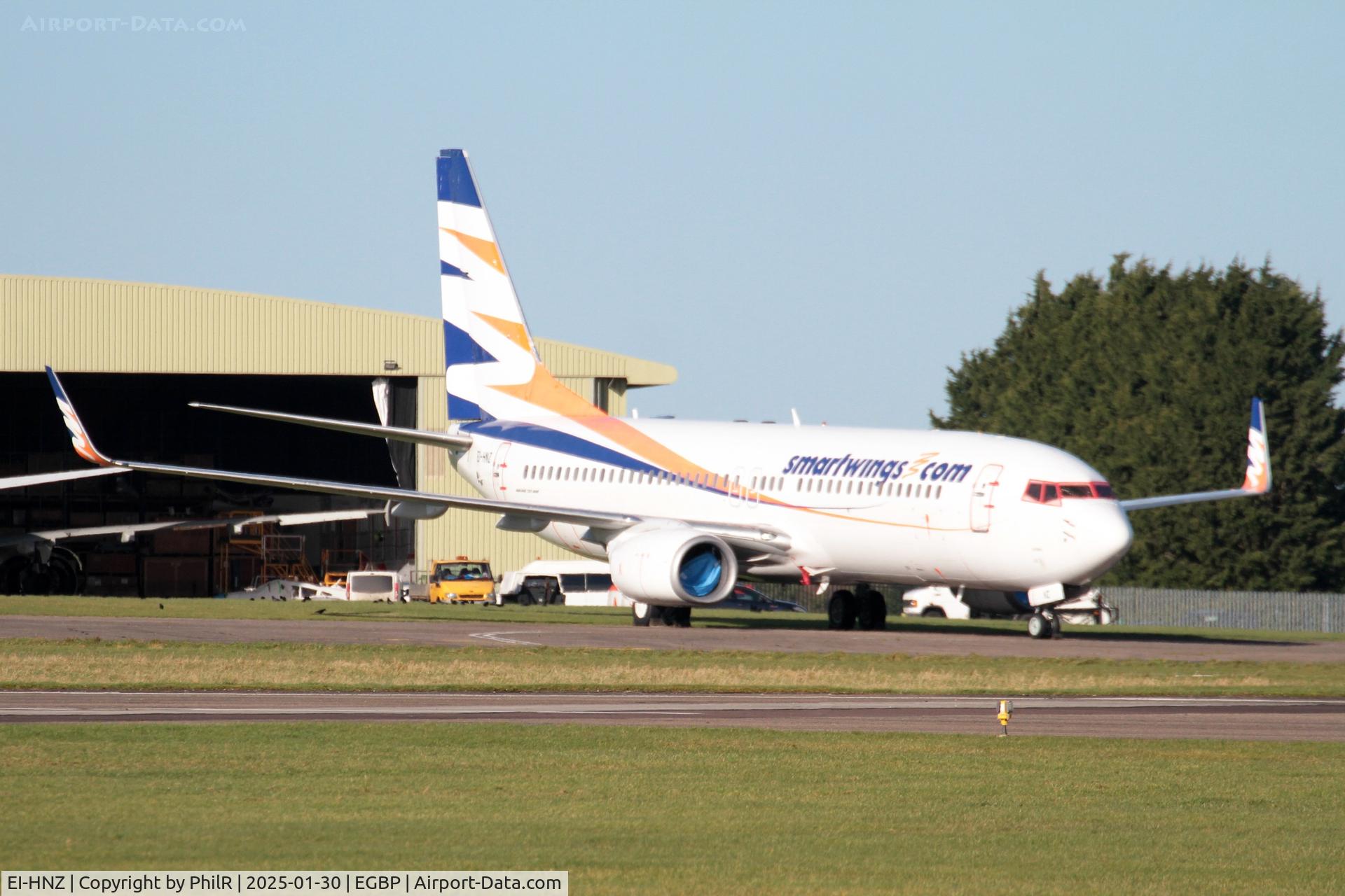 OE-IAZ, 1994 Boeing 737-4Q8  SF C/N 25111, EI-HNZ 2005 Boeing 737-8Z9 Smartwings Kemble 