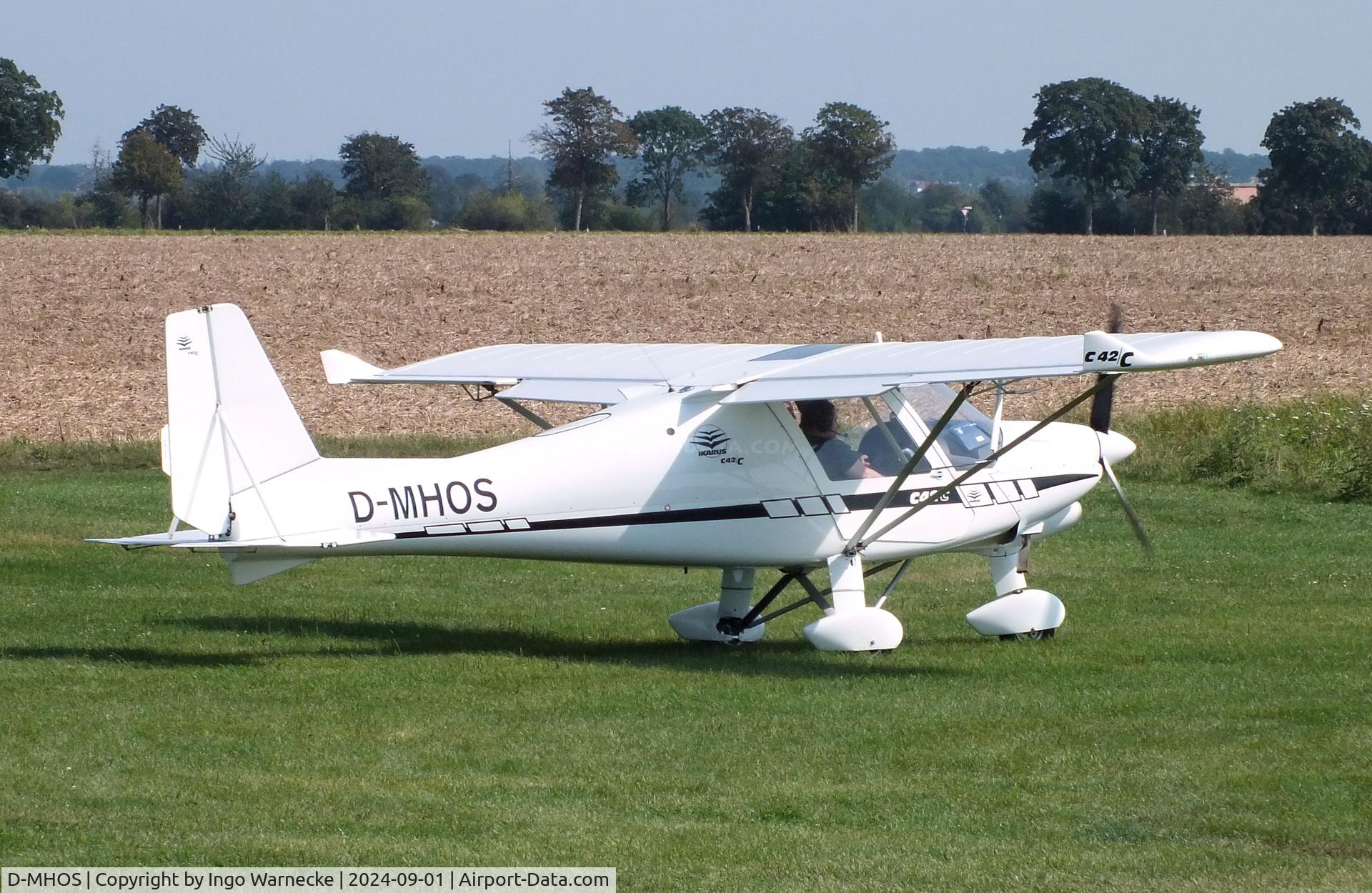 D-MHOS, Comco  Ikarus C42C C/N not found_D-MHOS, Comco Ikarus C42C at the 2024 Flugplatz-Wiesenfest airfield display at Weilerswist-Müggenhausen ultralight airfield