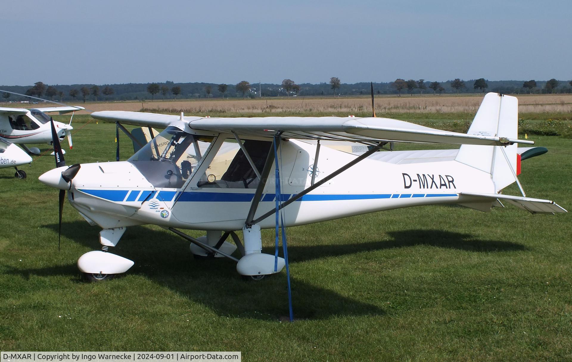 D-MXAR, Comco  Ikarus C42 C/N 0103-6308, Comco Ikarus C42 at the 2024 Flugplatz-Wiesenfest airfield display at Weilerswist-Müggenhausen ultralight airfield