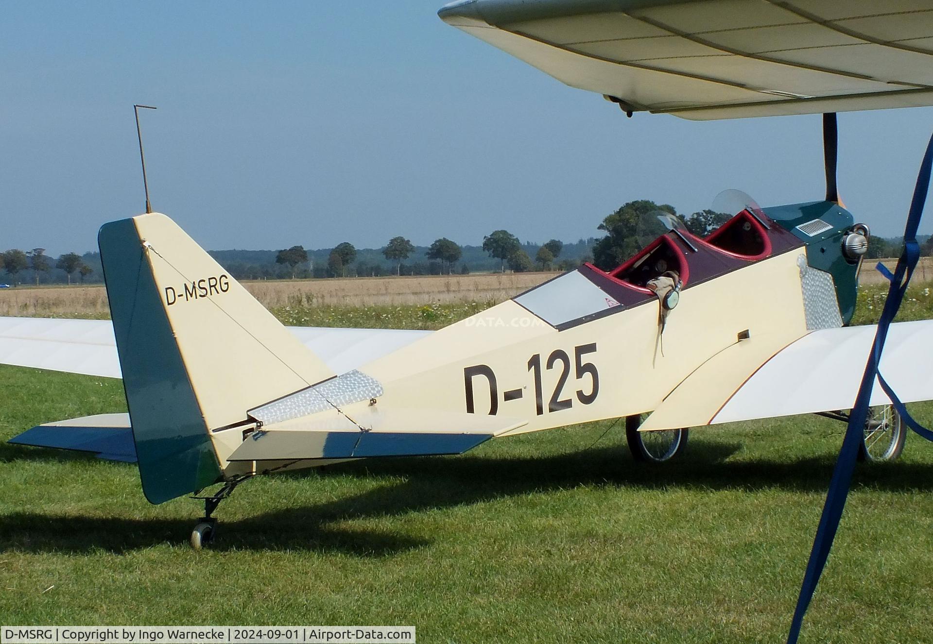 D-MSRG, WDFL Dallach Sunrise IIA C/N 025, Dallach Sunrise IIA at the 2024 Flugplatz-Wiesenfest airfield display at Weilerswist-Müggenhausen ultralight airfield