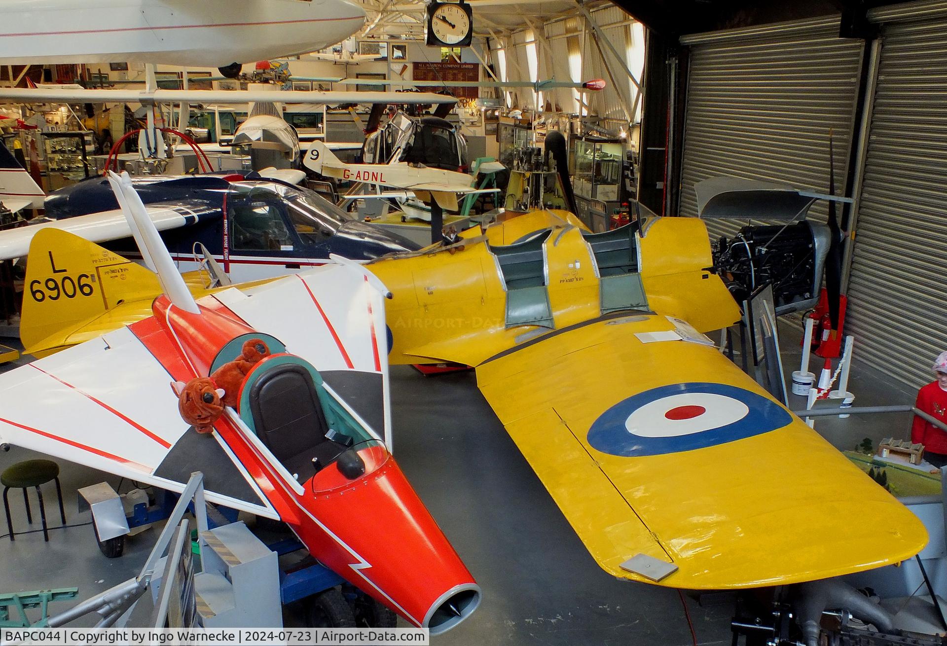 BAPC044, 1940 Miles M14A Magister C/N 2078, Miles M.14A Magister replica (with parts of G-AKKY) at the Museum of Berkshire Aviation, Woodley