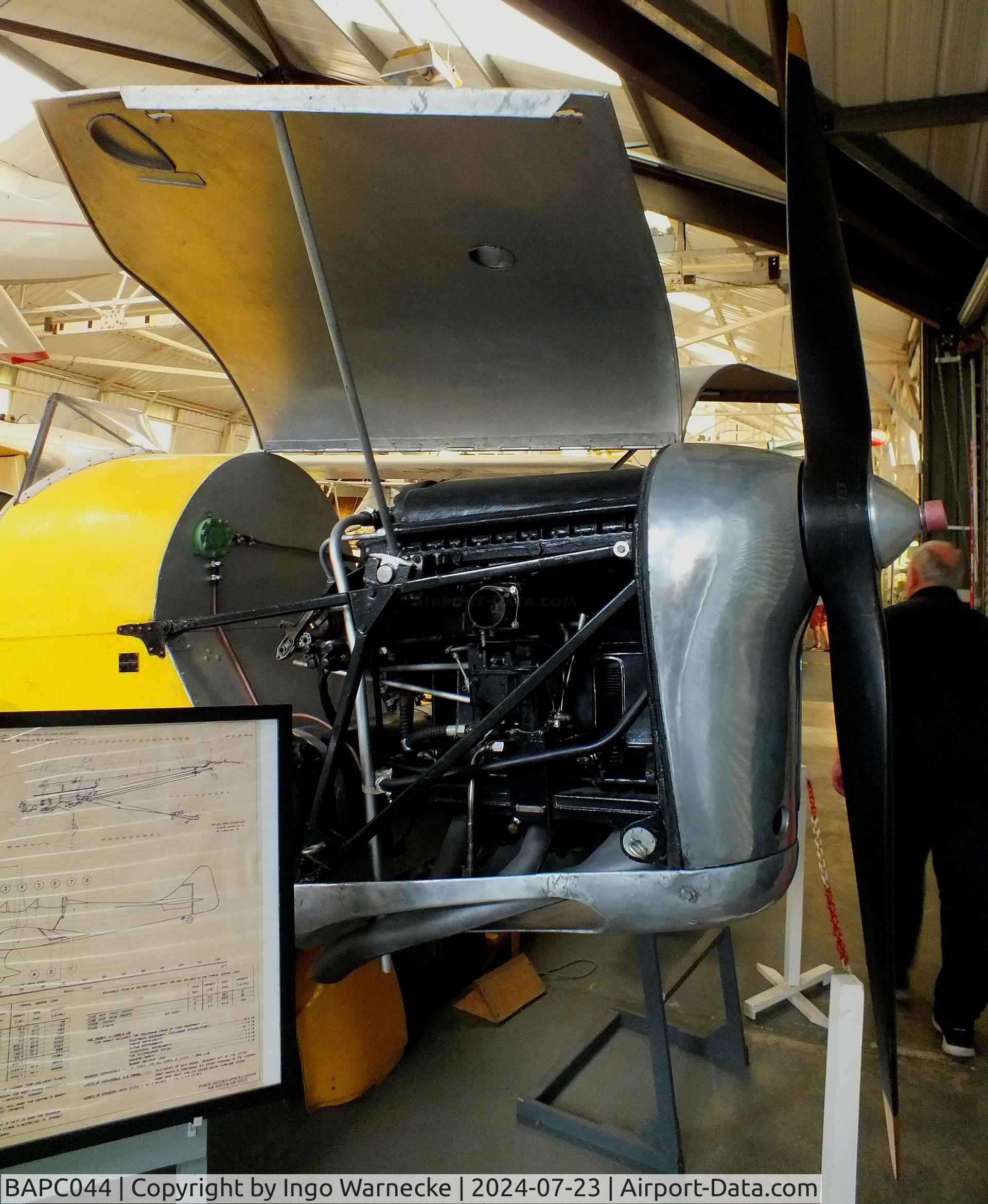 BAPC044, 1940 Miles M14A Magister C/N 2078, Miles M.14A Magister replica (with parts of G-AKKY) at the Museum of Berkshire Aviation, Woodley