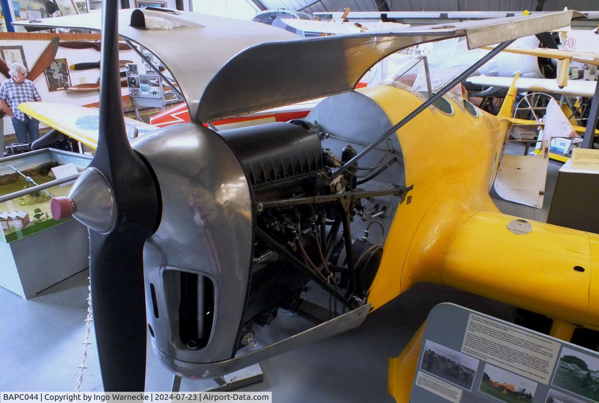 BAPC044, 1940 Miles M14A Magister C/N 2078, Miles M.14A Magister replica (with parts of G-AKKY) at the Museum of Berkshire Aviation, Woodley