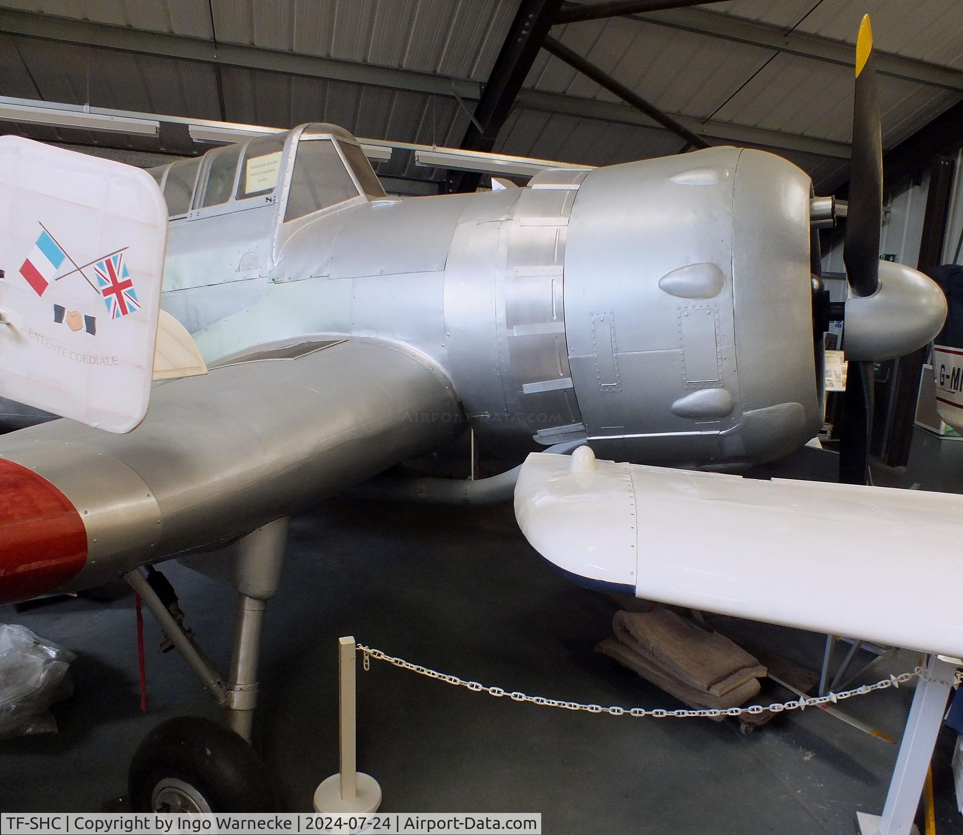 TF-SHC, 1943 Miles M.25 Martinet TT.1 C/N MS902, Miles M.25 Martinet TT1 being restored (minus engine) at the Museum of Berkshire Aviation, Woodley