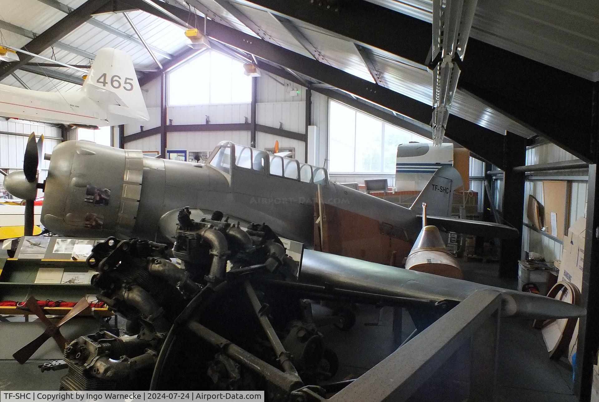 TF-SHC, 1943 Miles M.25 Martinet TT.1 C/N MS902, Miles M.25 Martinet TT1 being restored (minus engine) at the Museum of Berkshire Aviation, Woodley
