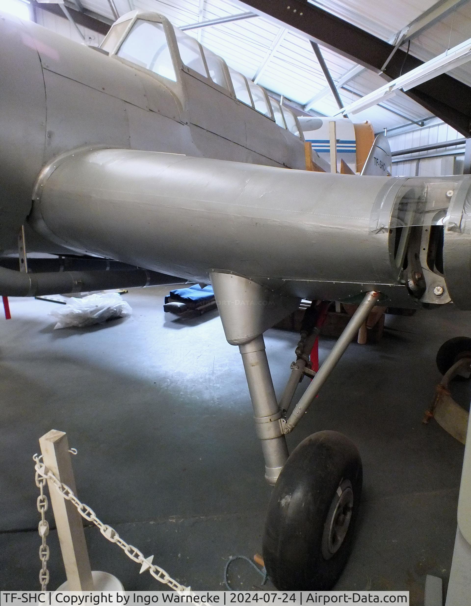 TF-SHC, 1943 Miles M.25 Martinet TT.1 C/N MS902, Miles M.25 Martinet TT1 being restored (minus engine) at the Museum of Berkshire Aviation, Woodley