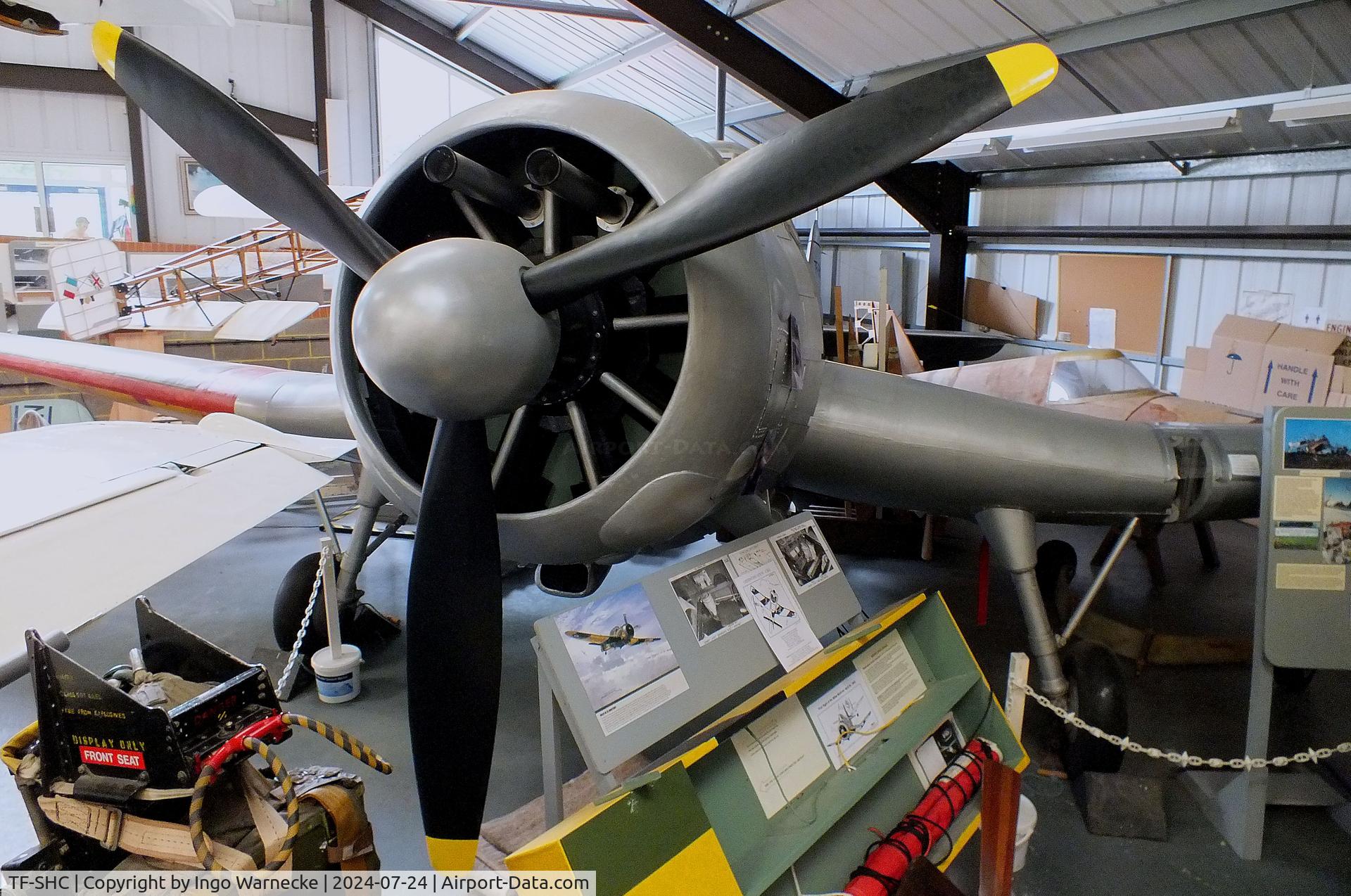 TF-SHC, 1943 Miles M.25 Martinet TT.1 C/N MS902, Miles M.25 Martinet TT1 being restored (minus engine) at the Museum of Berkshire Aviation, Woodley