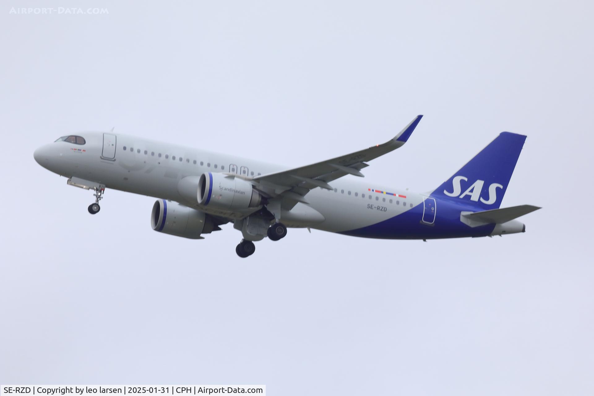 SE-RZD, 2024 Airbus A320-251N C/N 12110, Copenhagen T/O R-22R 31.1.2025
