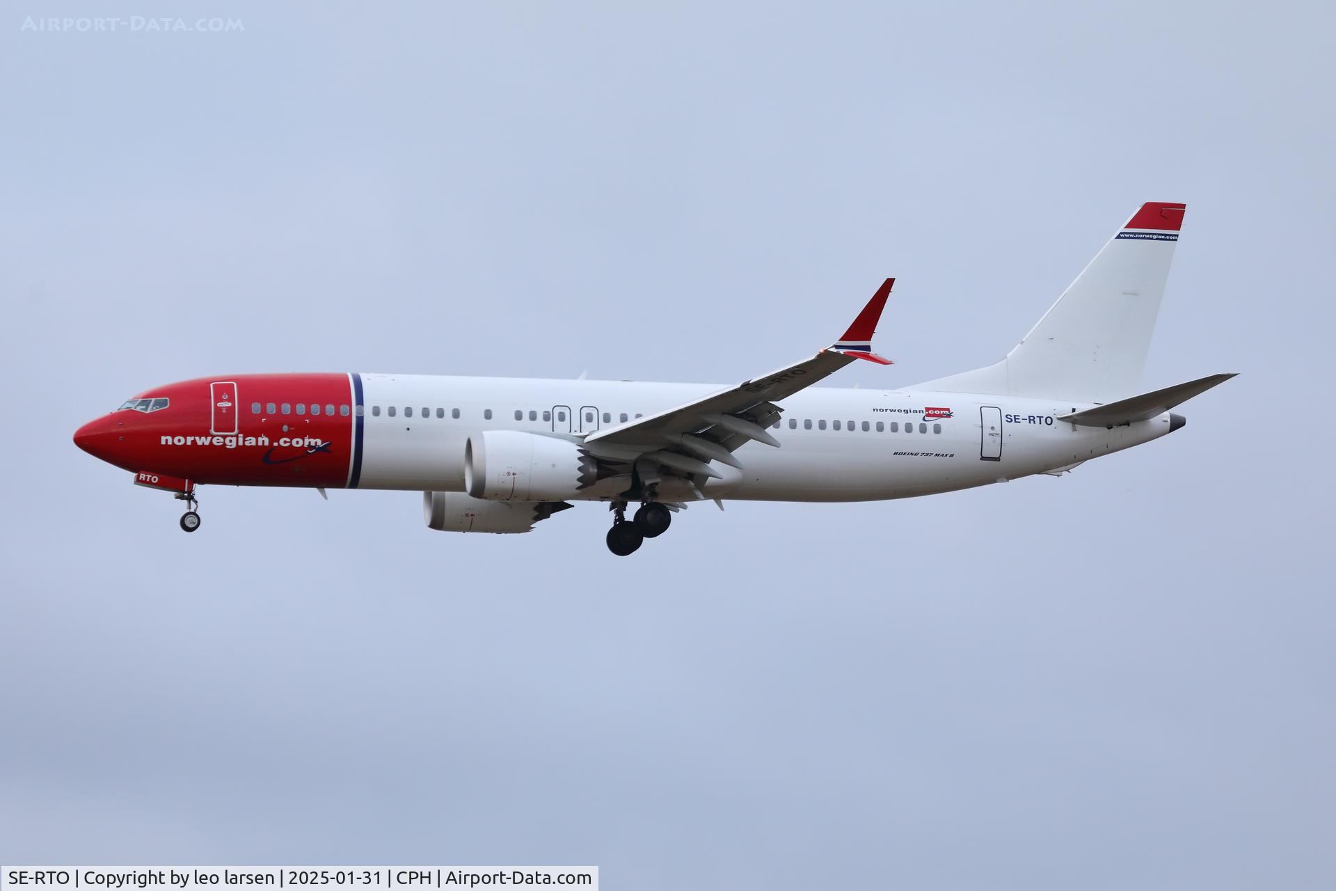 SE-RTO, 2024 Boeing 737-8 MAX C/N 62911, Copenhagen 31.1.2025-