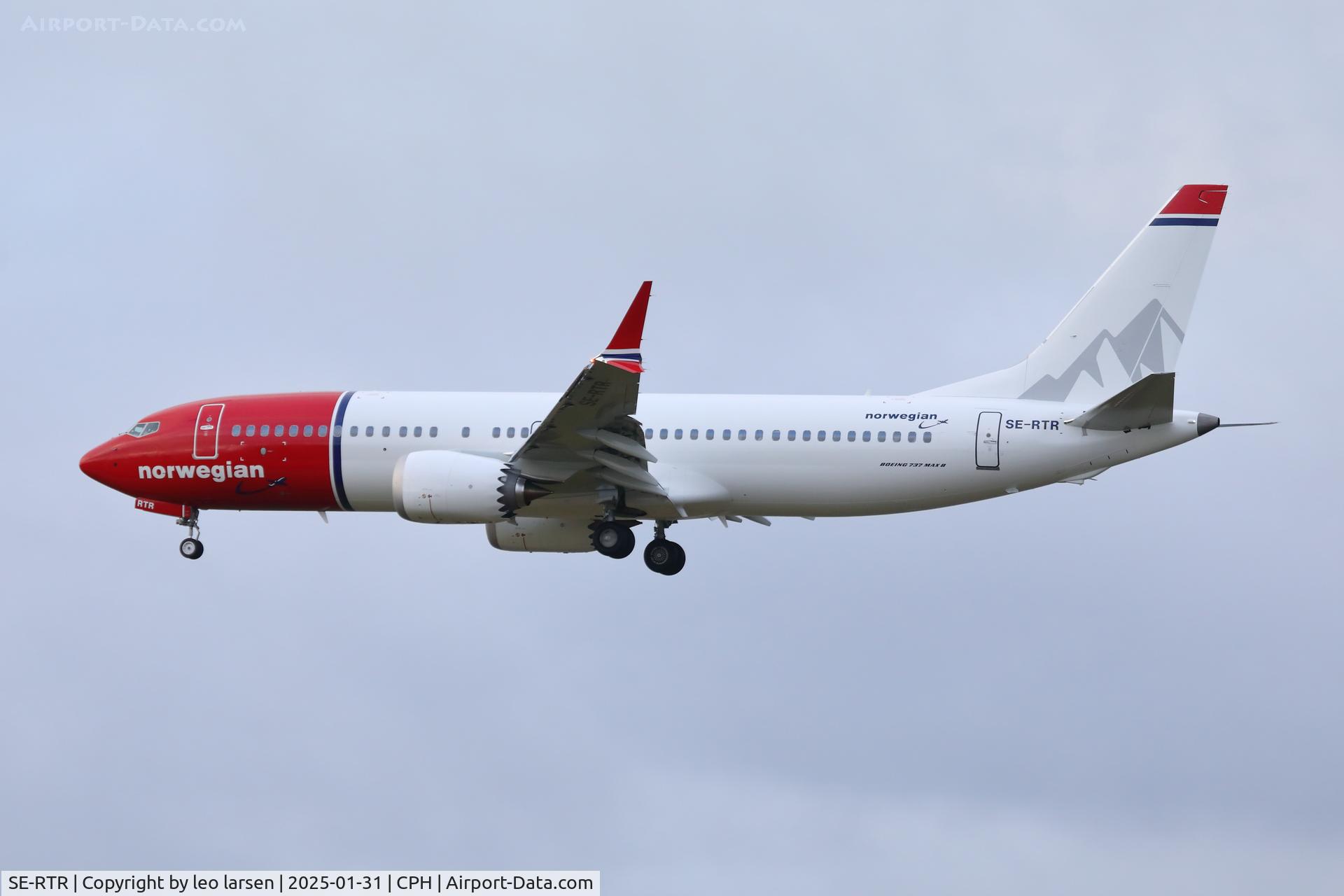 SE-RTR, 2024 Boeing 737 MAX 8 C/N 66300, Copenhagen 31.1.2025