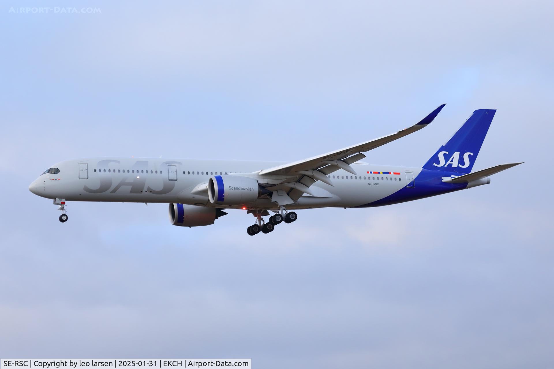 SE-RSC, 2020 Airbus A350-941 C/N 391, Copenhagen 31.1.2025