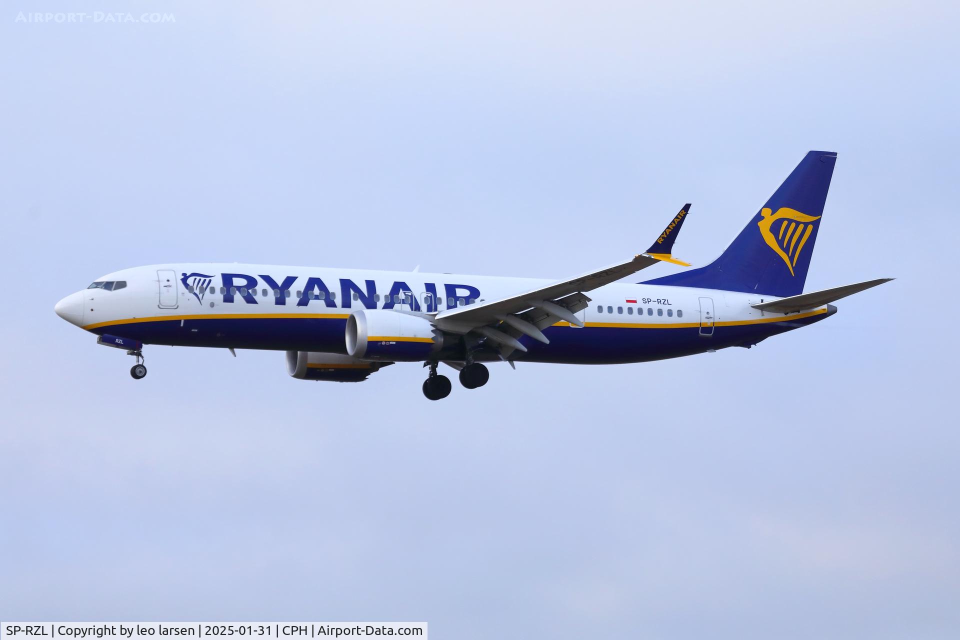 SP-RZL, 2021 Boeing 737 MAX 8-200 C/N 62333, Copenhagen 31.1.2025-