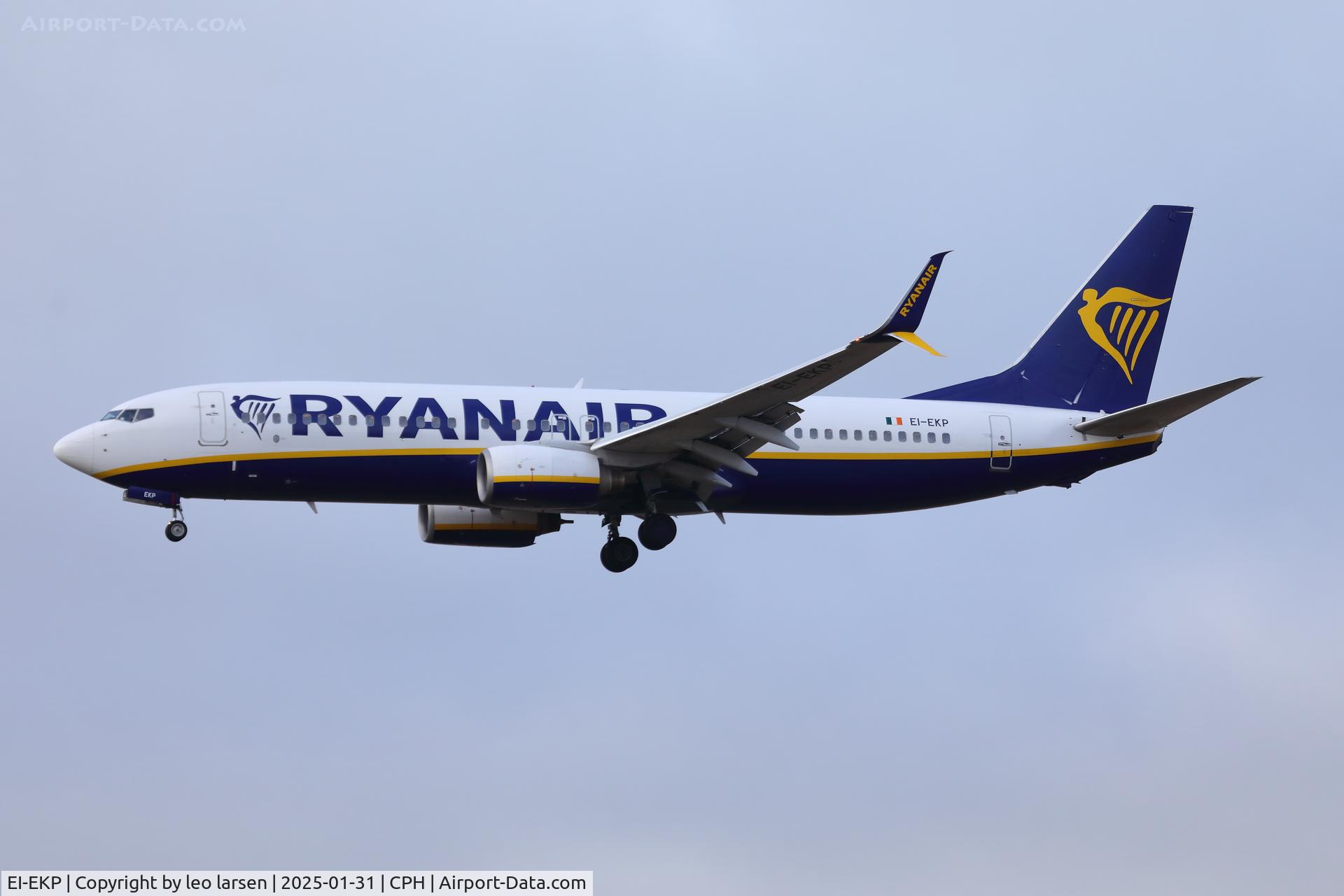 EI-EKP, 2010 Boeing 737-8AS C/N 35028, Copenhagen 31.1.2025
