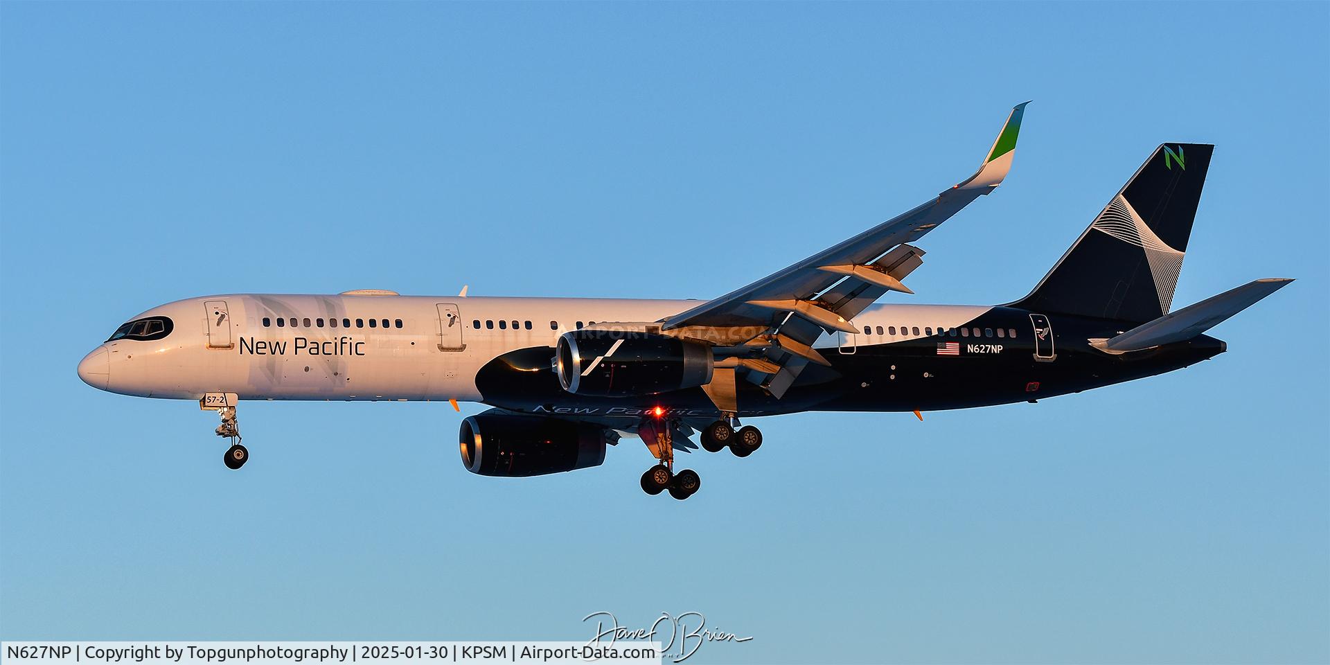 N627NP, 1995 Boeing 757-2B7 C/N 27808, New Pacific stopping through Pease