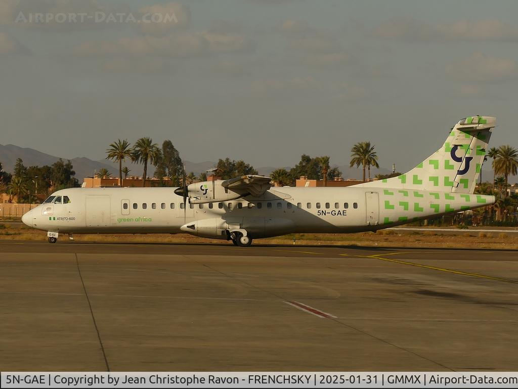 5N-GAE, 2012 ATR 72-600 C/N 1047, Marrakesh (RAK)	Ben Slimane (GMD)	(GWG414F)
