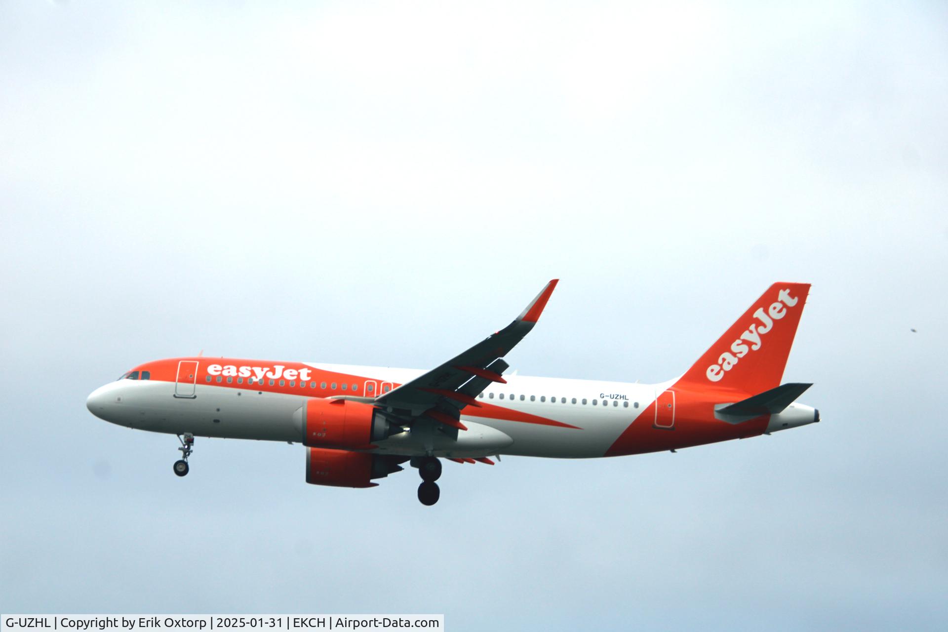 G-UZHL, 2018 Airbus A320-251N C/N 8375, G-UZHL landing rw 22L