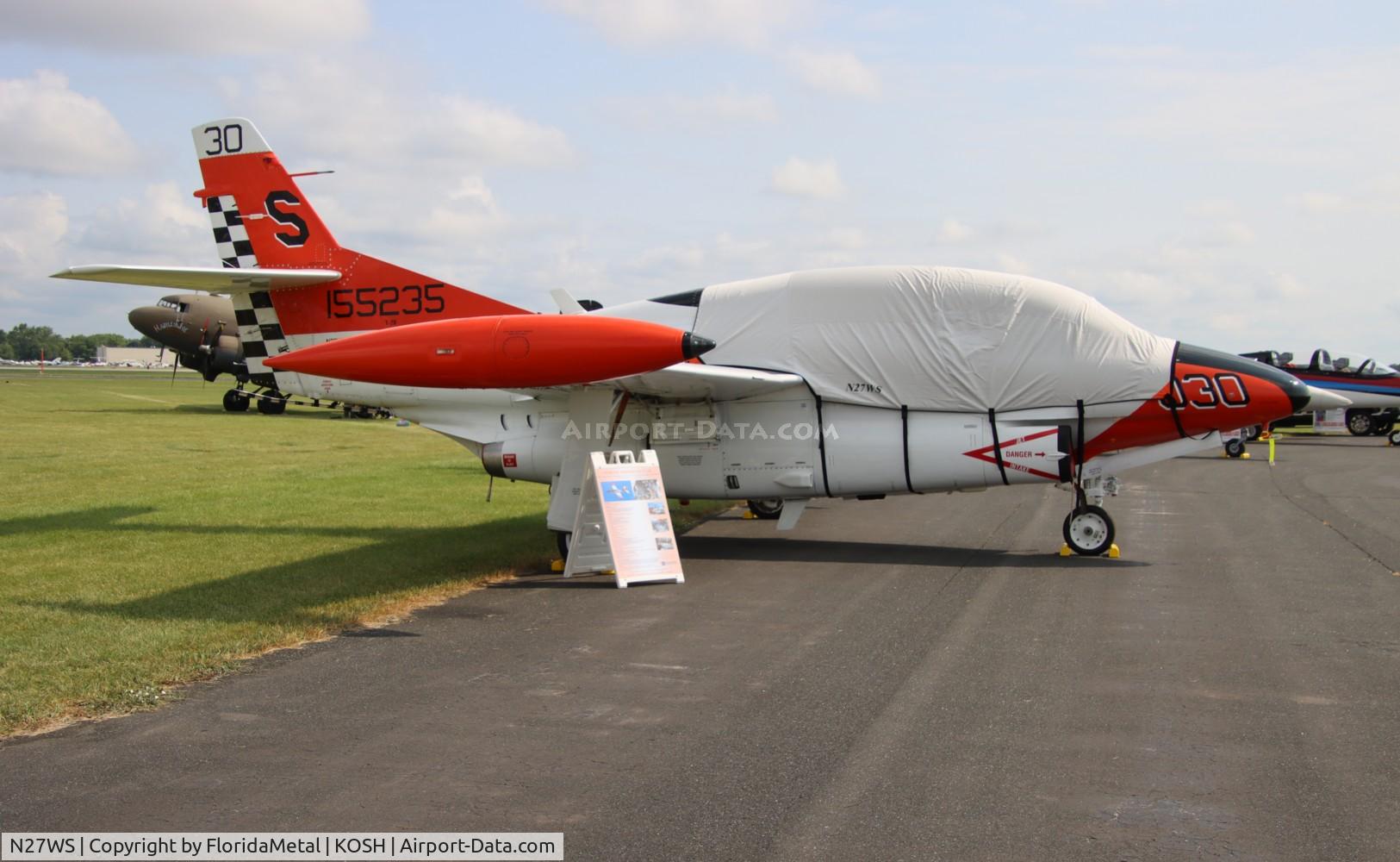 N27WS, North American T-2B Buckeye C/N 310-30, T-2 zx 