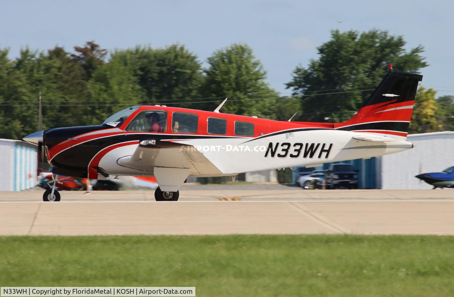 N33WH, 1980 Beech A36 Bonanza 36 C/N E-1759, Bonanza A36 zx 
