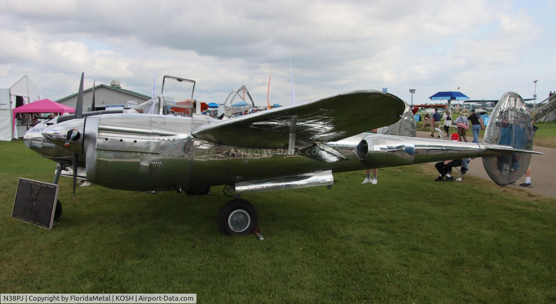 N38PJ, Ohara James C P-38 C/N P38-1, scale model P-38 zx 