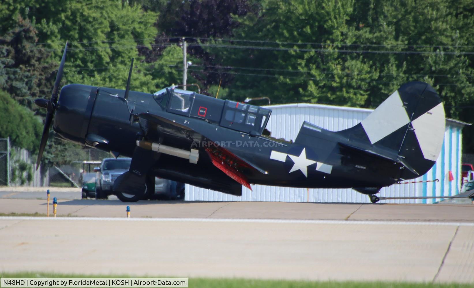 N48HD, 1945 Curtiss Wright SB2C5 Helldiver C/N 4401, Helldiver zx 